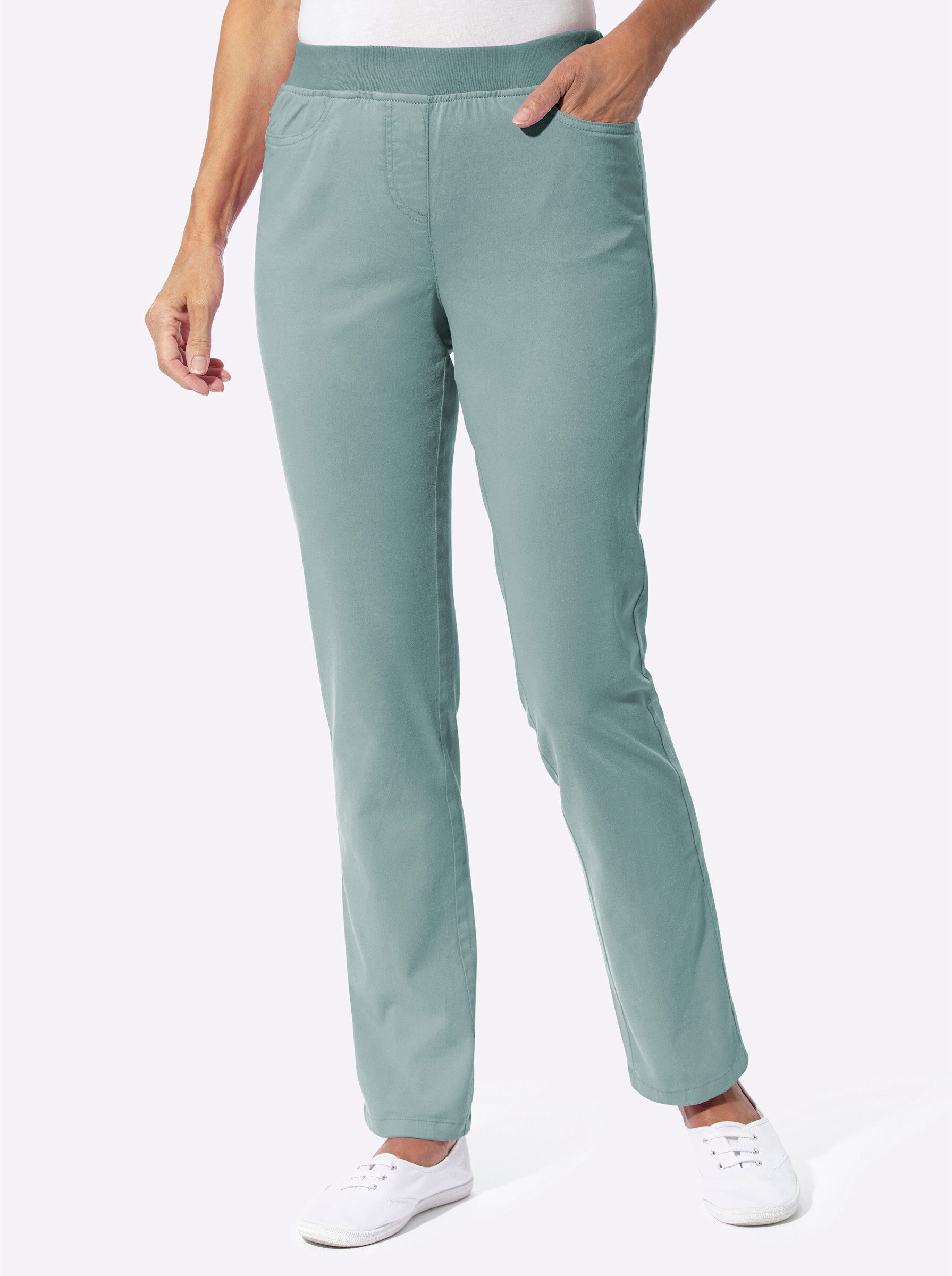 Sieh an! Jerseyhose Schlupfhose Innenbeinlänge ca. günstig online kaufen