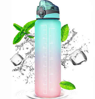 RefinedFlare Trinkflasche Sportwasserflasche, Outdoor-Wasserflasche, 1L, auslaufsicher