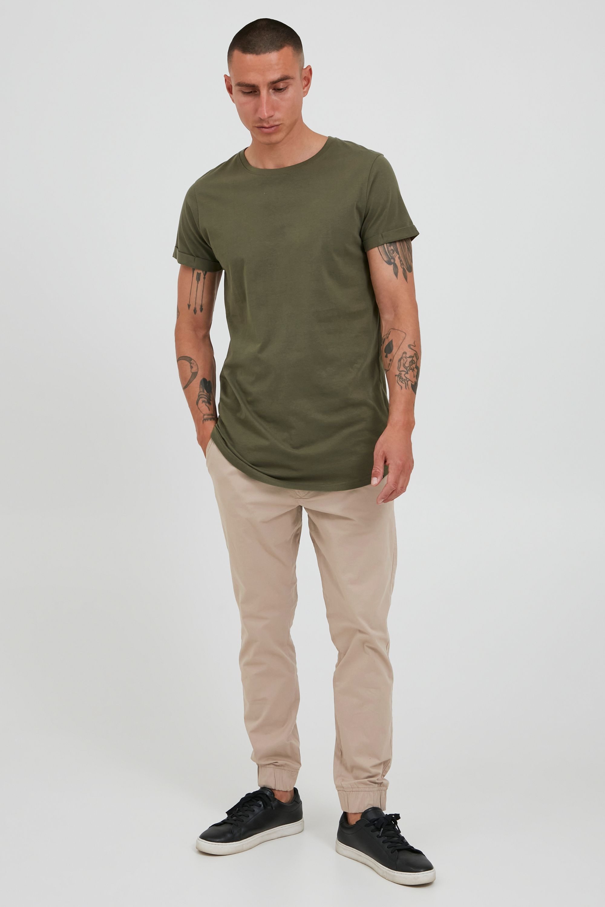 !Solid Stoffhose SDSlim-Truc Cuff Stoffhose Slim-Fit günstig online kaufen