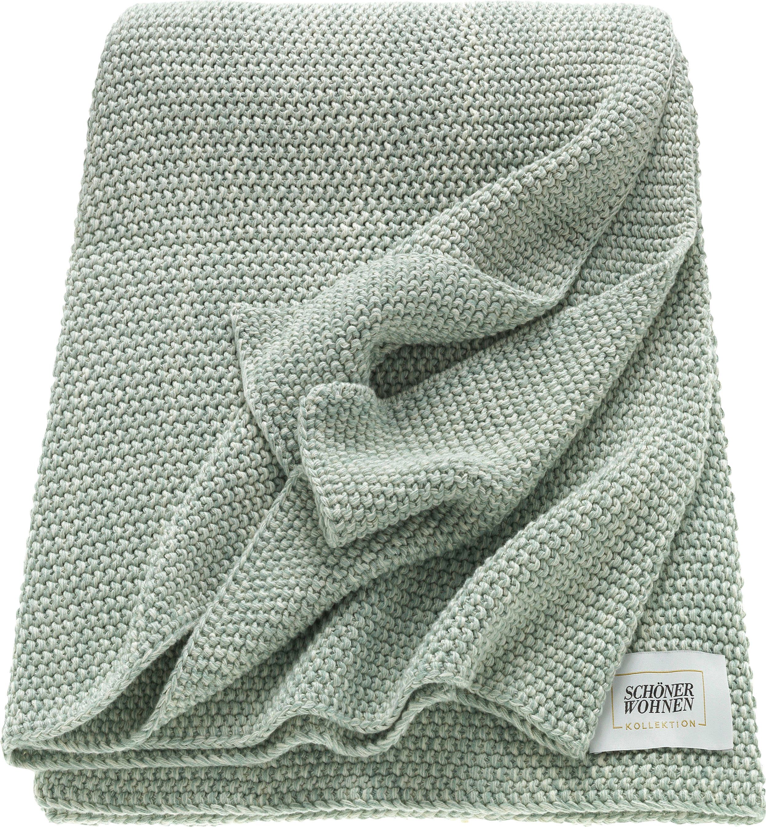 Wohndecke Melange, SCHÖNER WOHNEN-Kollektion, Strickdecke mit günstig online kaufen