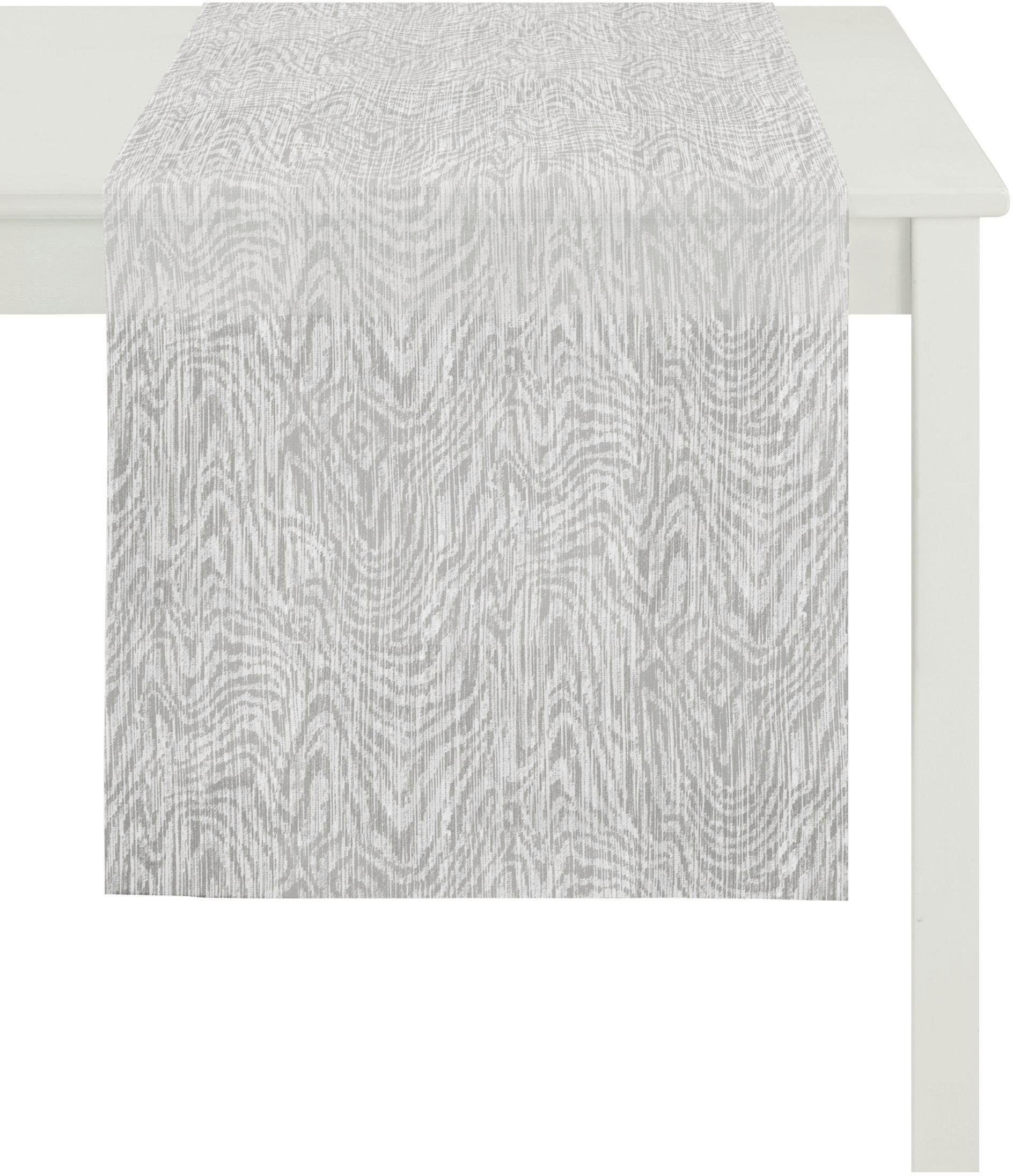 (1-tlg) grau Loft Tischläufer Style, Jacquard APELT Hydro,