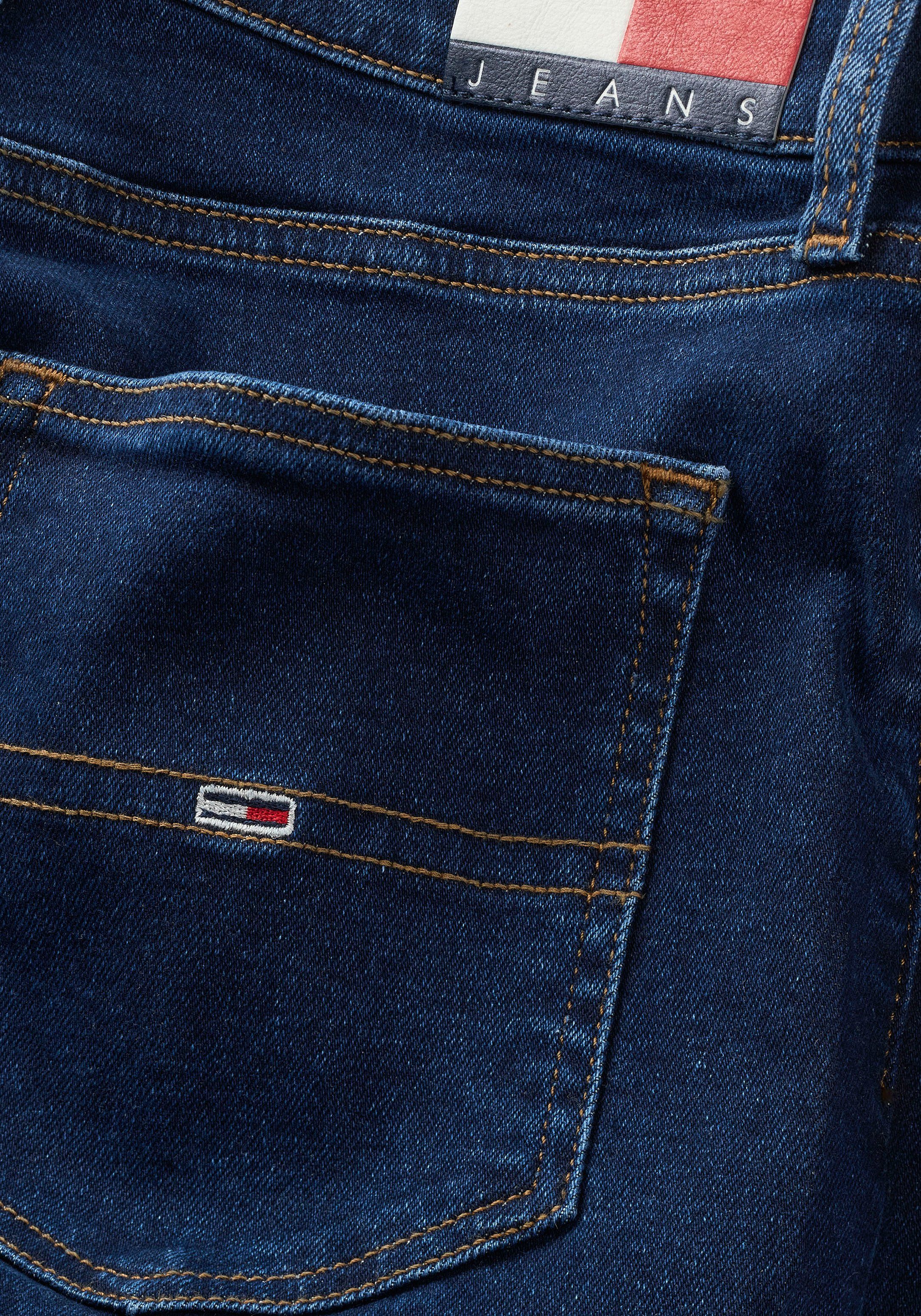 Tommy Jeans Bequeme Jeans mit Sylvia blue30 dark Ledermarkenlabel