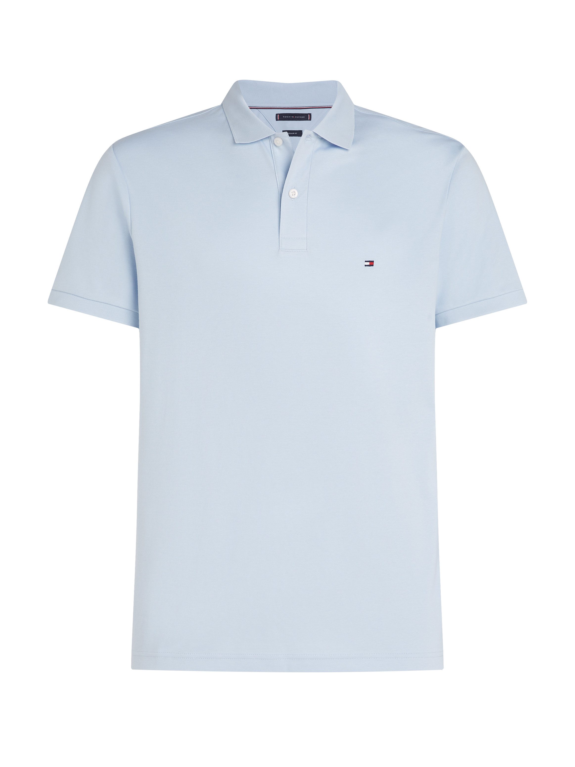 Tommy Hilfiger Poloshirt LIQUID COTTON REGULAR SEASONAL mit Logostickerei – Bild 5 von 5
