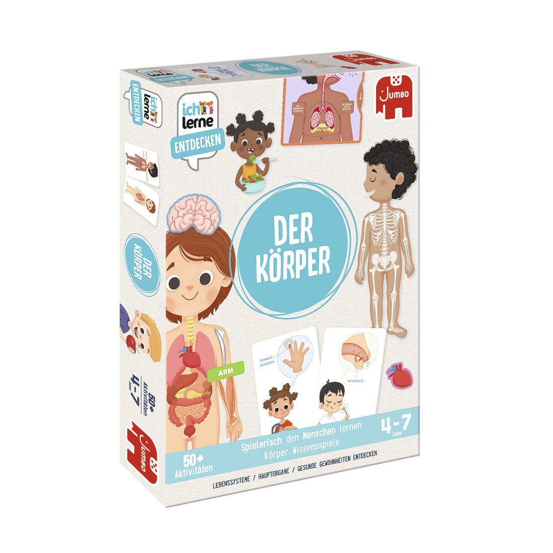 Jumbo Spiele Spiel Ich lerne Entdecken Der Körper, Jumbo Spiele 1110100049 Ich lerne Entdecken Der Körper