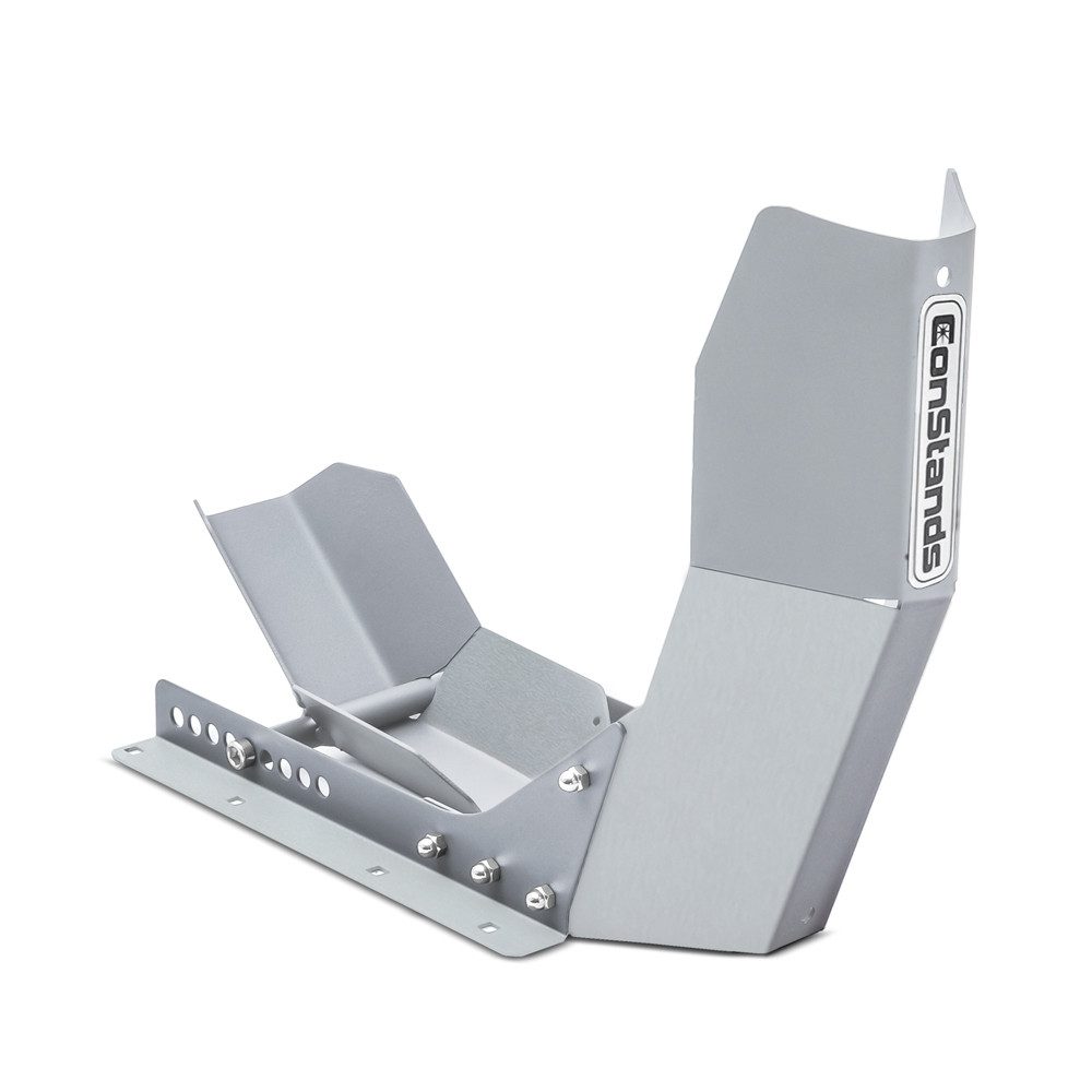 ConStands Auffahrrampe Set Motorrad Auffahrrampe bis 340 kg mit Transportständer Motorradwipp