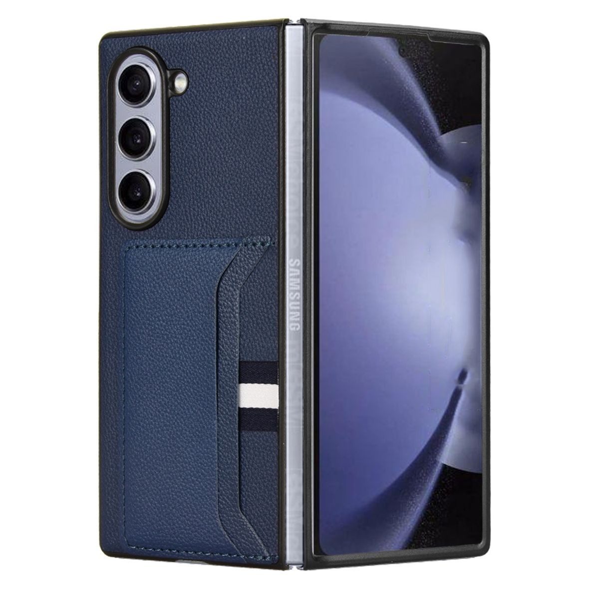 König Design Handyhülle Samsung Galaxy Z Fold6, Schutzhülle Schutztasche Case Cover Etuis Wallet Klapptasche Bookstyle