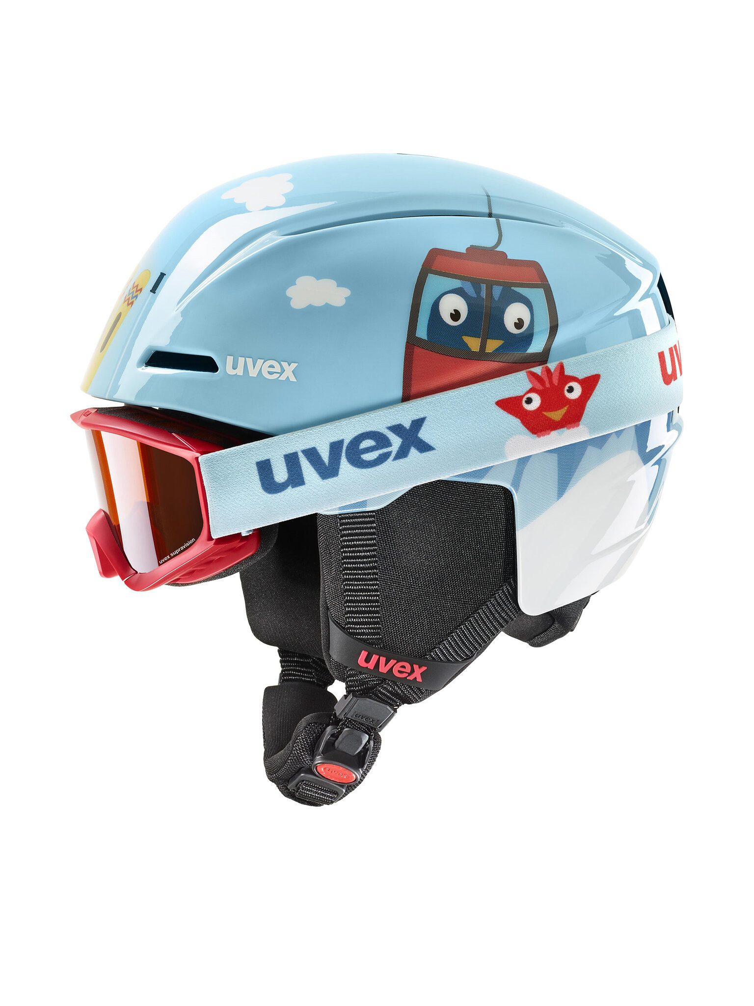 Uvex Skihelm Uvex Skihelm Viti Set 56/S/317/10/01 Blau
