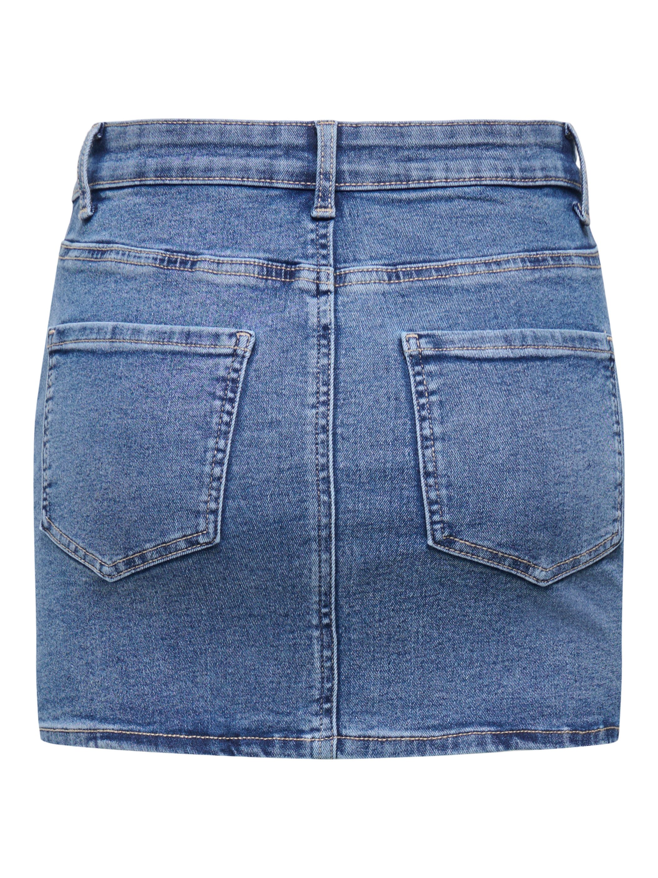 ONLY Jeansrock ONLMATILDA MINI SKIRT DNM Baumwollmischung, schmal geschnitten
