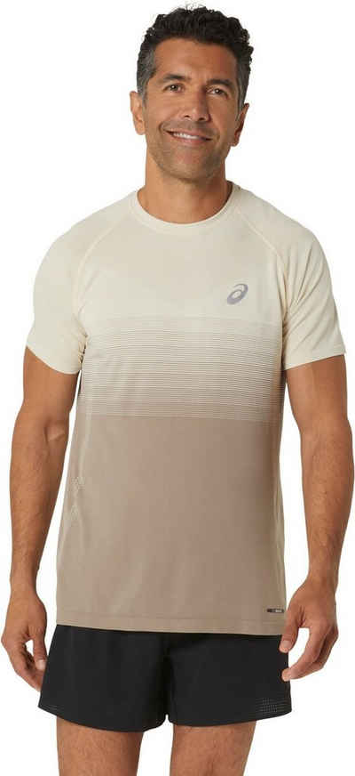 Asics Kurzarmshirt SEAMLESS SS TOP OATMEAL/MOONROCK