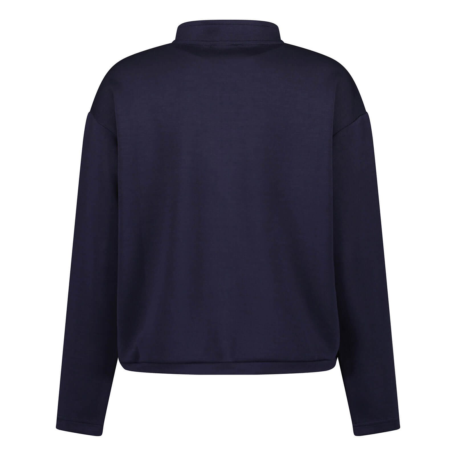 Blue Seven Sweatjacke 143072 Damen Sweatjacke mit Stehkragen - Freizeitjacke mit Reißverschluss