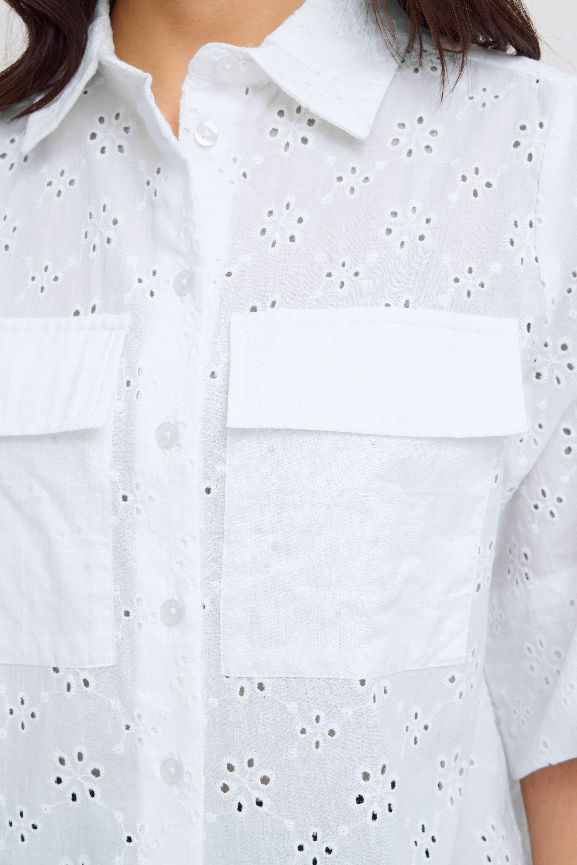 fransa Langarmhemd Kurzarm-Bluse FRBLAIR