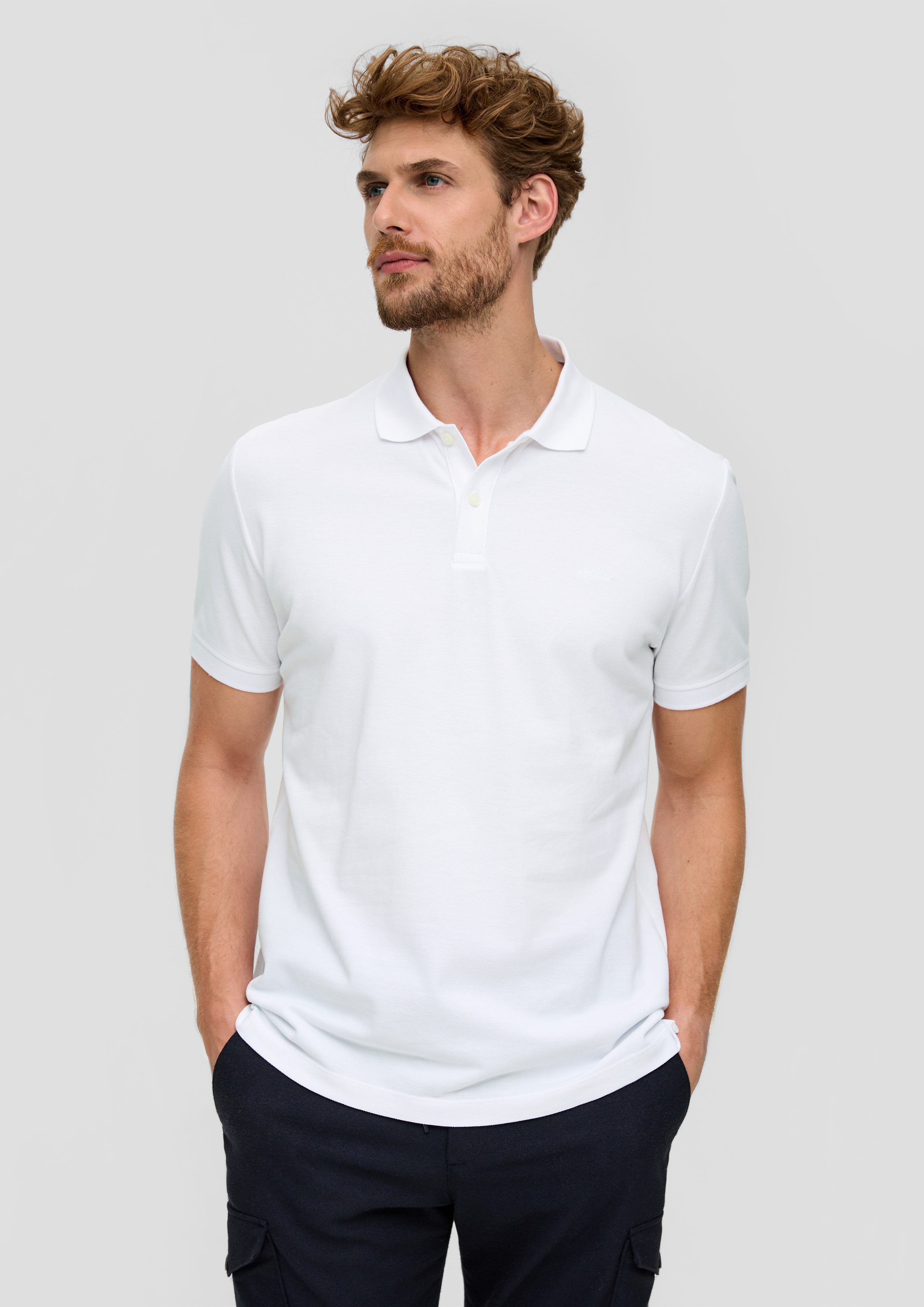 s.Oliver Poloshirt mit Logostickerei günstig online kaufen