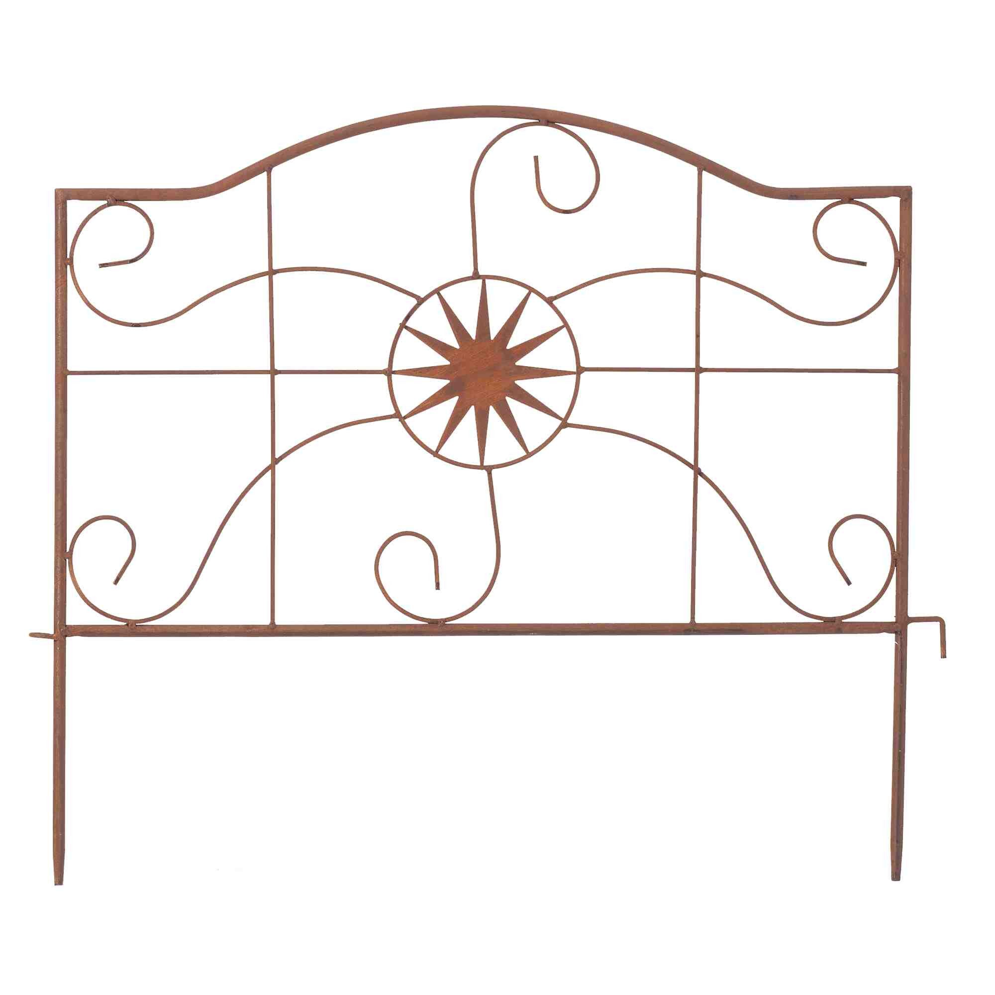 B&S Beetbegrenzung Beetzaun Beeteinfassung Metall 53 günstig online kaufen