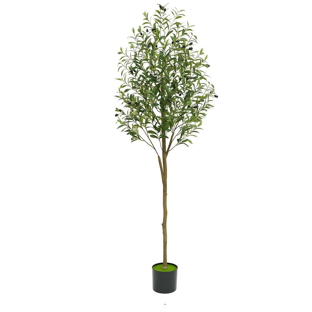 Kunstbonsai Künstlicher Olivenbaum 4.9ft/5.9ft gefälschter Topf Olivenbaum, günstig online kaufen