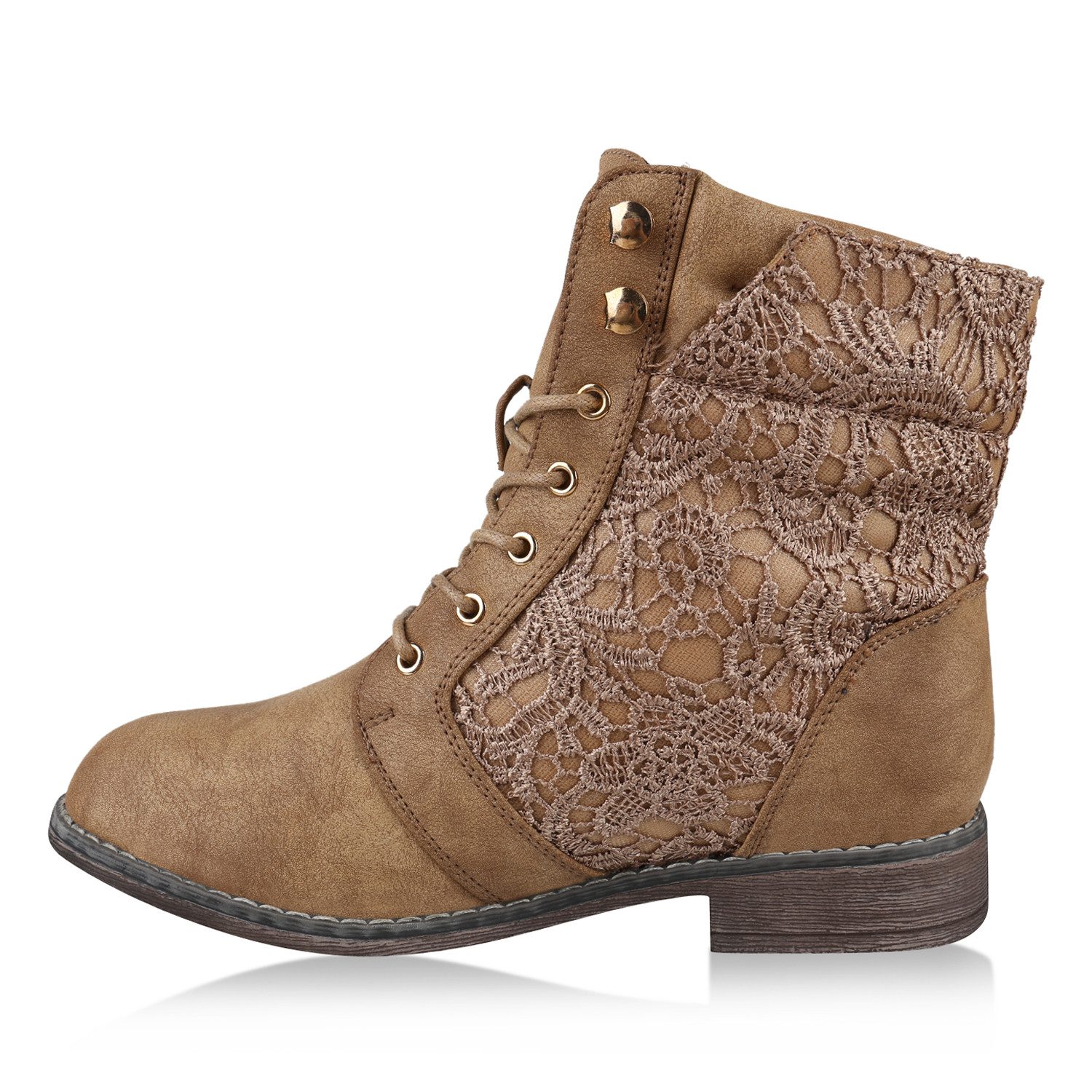VAN HILL 818846 Schnürstiefelette mit Zipper günstig online kaufen