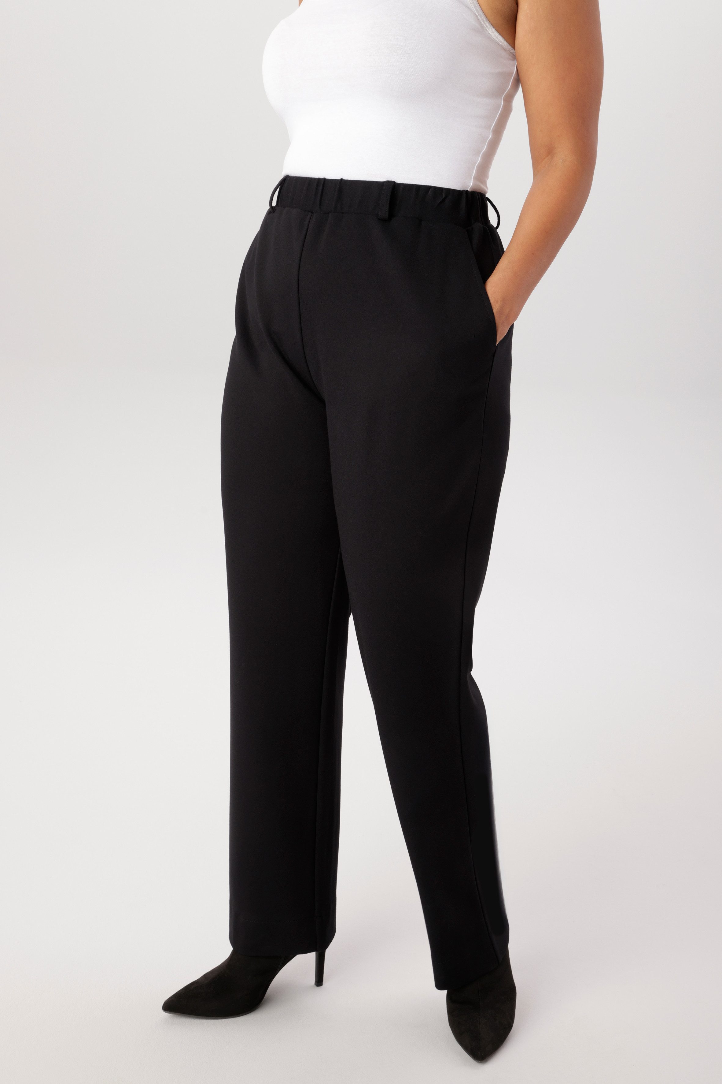 Aniston PLUS Jerseyhose in edler elastischer Qualität