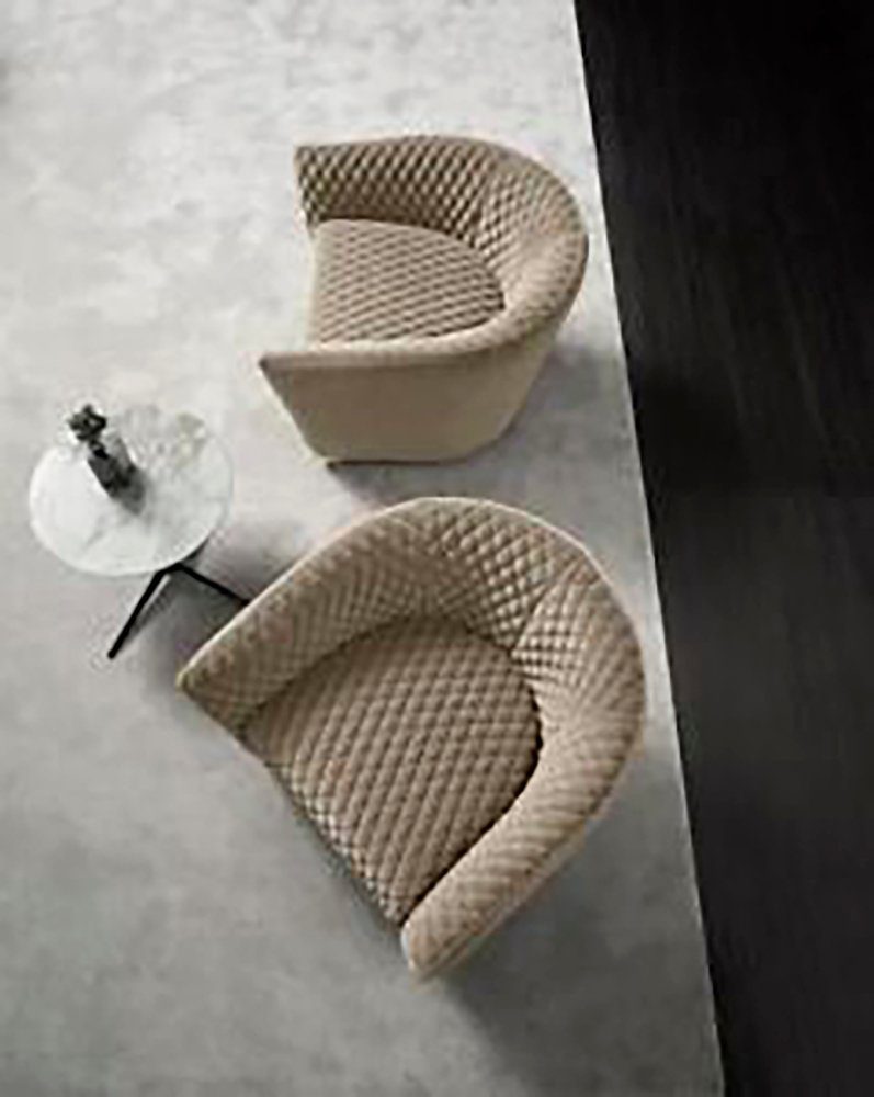 Polster Wohnzimmer Grau Sessel Sessel in Made Moderne Europe Polster Sitzer JVmoebel Sitz Holz Design (Sessel),