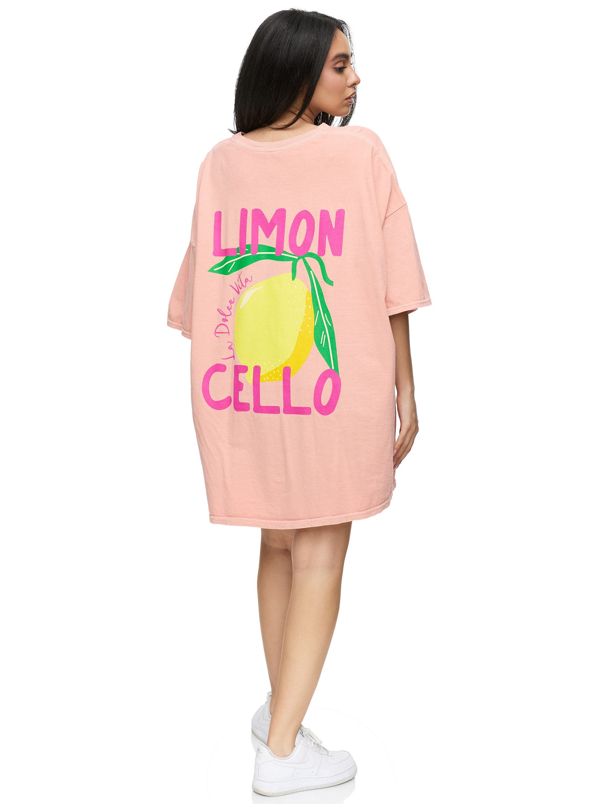 Worldclassca T-Shirt Worldclassca Oversized Print LIMON CELLO T-Shirt Somme günstig online kaufen