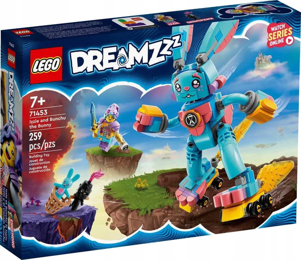 LEGO® DREAMZzz Izzie und ihr Hase Bunchu 71453 Konstruktions-Spielset, (259 St), 259-teiliges LEGO Bauset