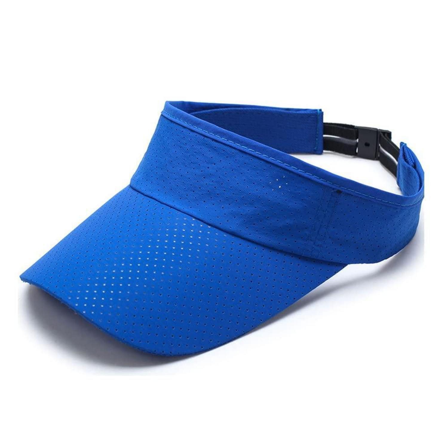 LuxusKollektion Visor Sonnenblende Kappe Herren Damen Unisex Sport Golf Einheitsgröße 2 Blau