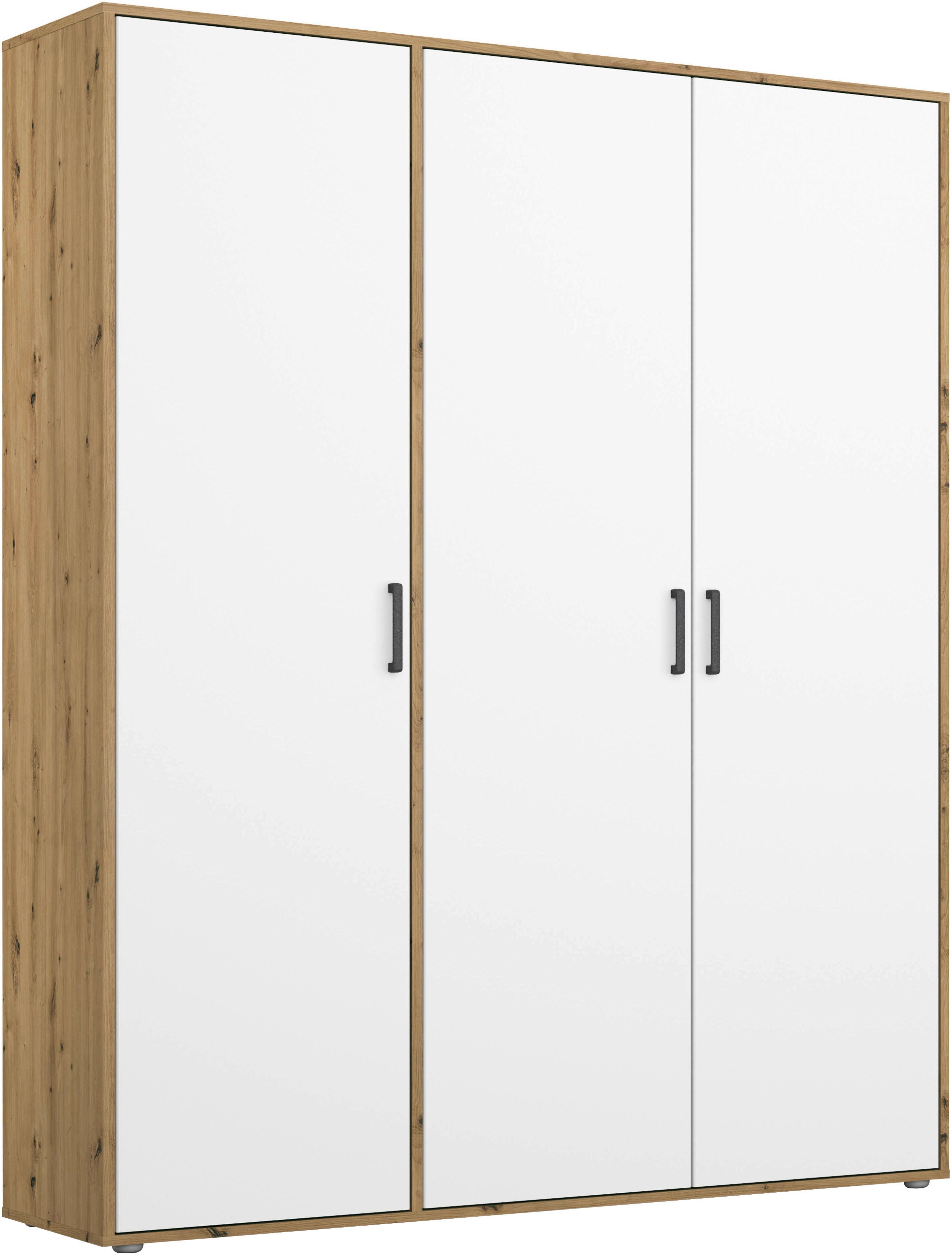 rauch Kleiderschrank VOYAGER Garderobe Wäscheschrank Schlafzimmer (in 3 verschiedenen Ausstattungen BASIC/CLASSIC/PREMIUM) mit 2 modernen Griffvarianten, viel Stauraum MADE IN GERMANY