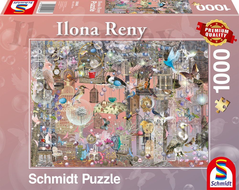 Schmidt Spiele Puzzle 1000 Teile Schmidt Spiele Puzzle Ilona Reny Schönheit in Rosé 59946, 1000 Puzzleteile