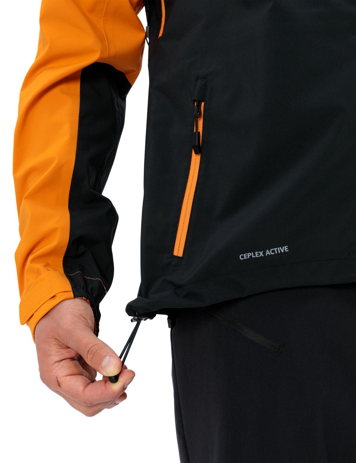 VAUDE Regenjacke MEN'S MOAB RAIN JACKET wasserdicht, winddicht, atmungsaktiv, mit Reißverschluss