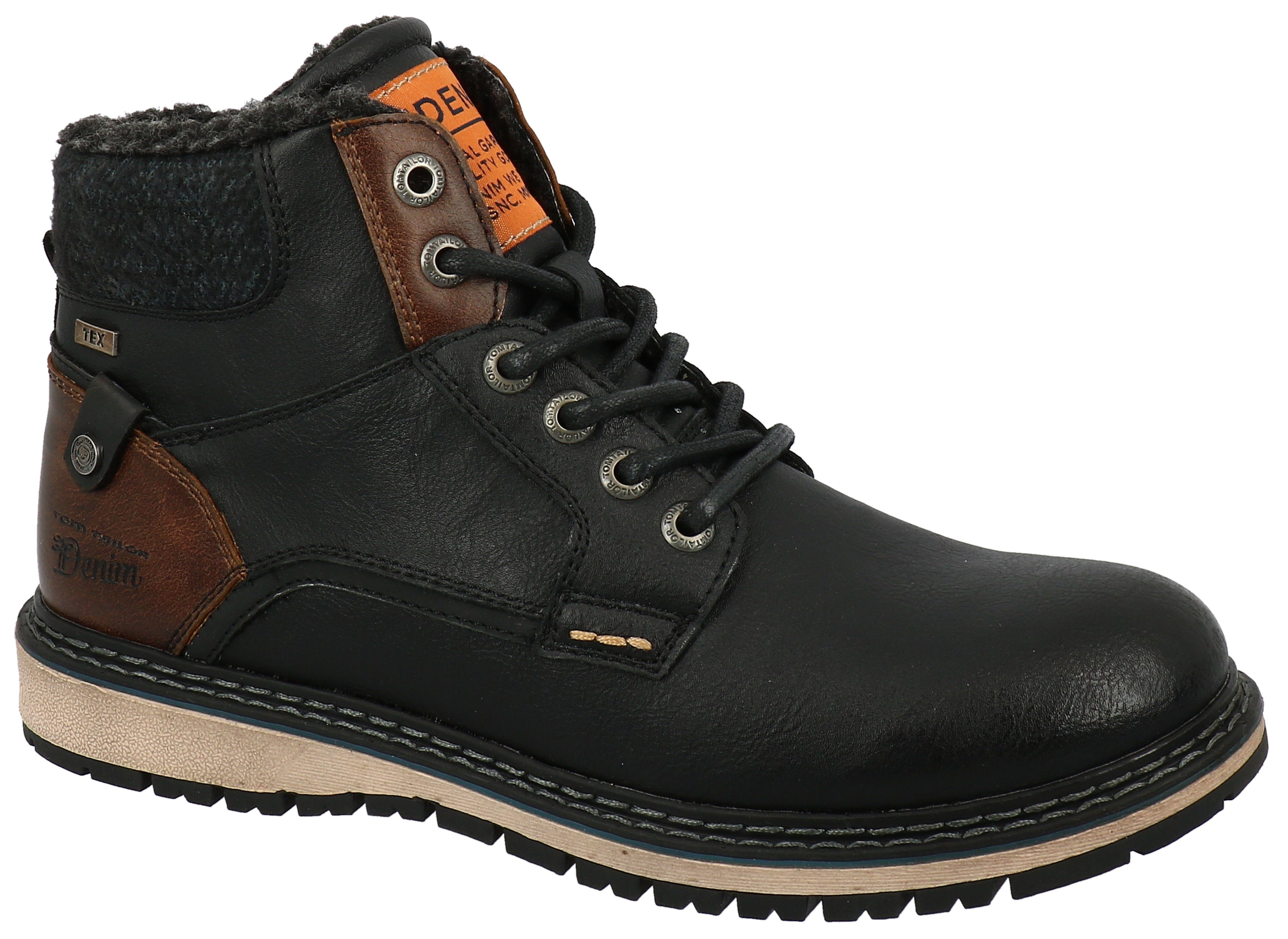 mit Winterboots TOM TEX-Membran, gepolstertem mit Schaftrand Winterboots TAILOR