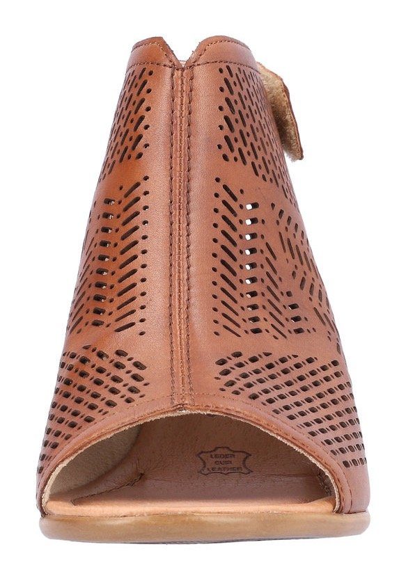 Laser-Muster Sandalette mit modischem braun Remonte