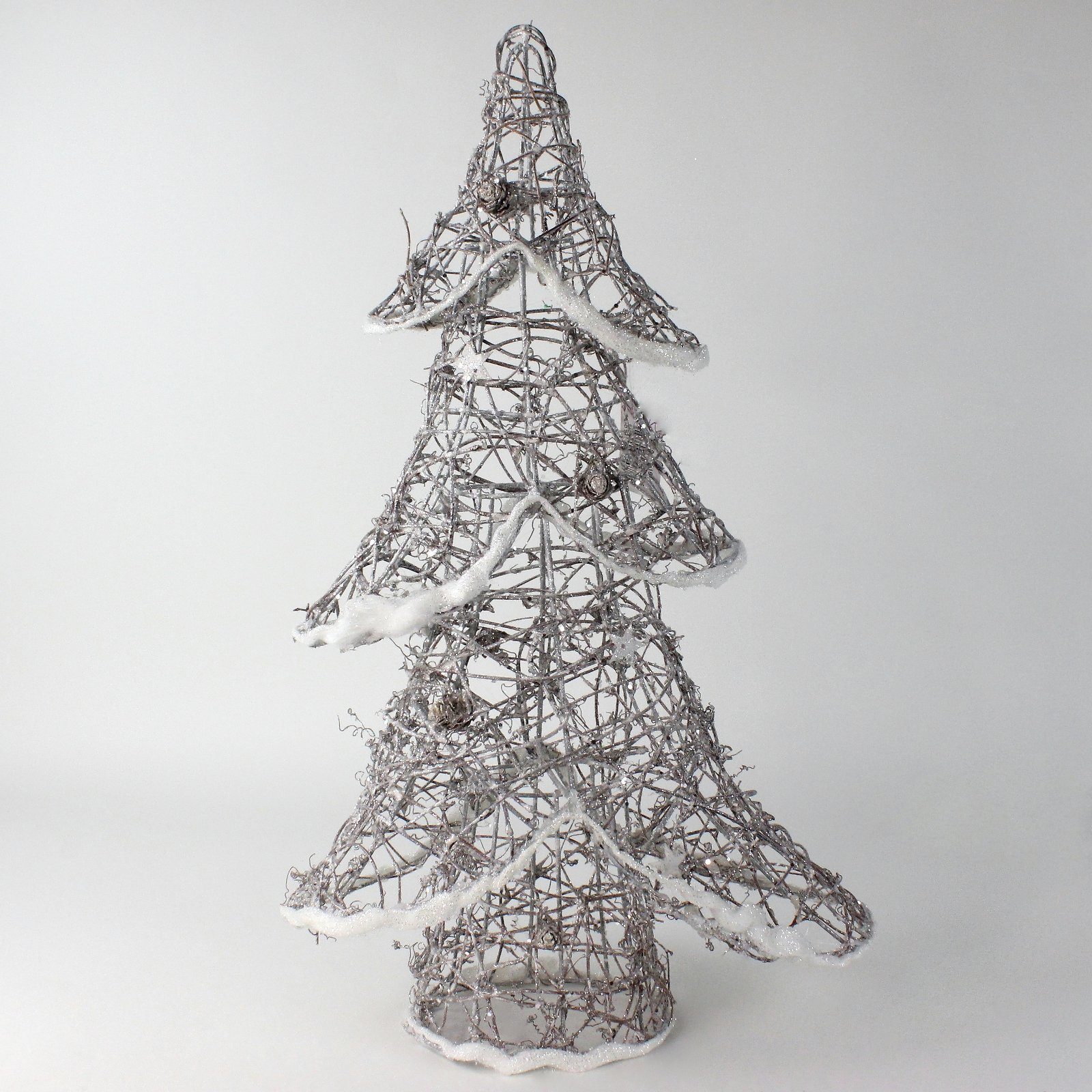Kunstbaum Glitter-Bäumchen weiß 45 cm von Lucht, Lucht, Höhe 45 cm