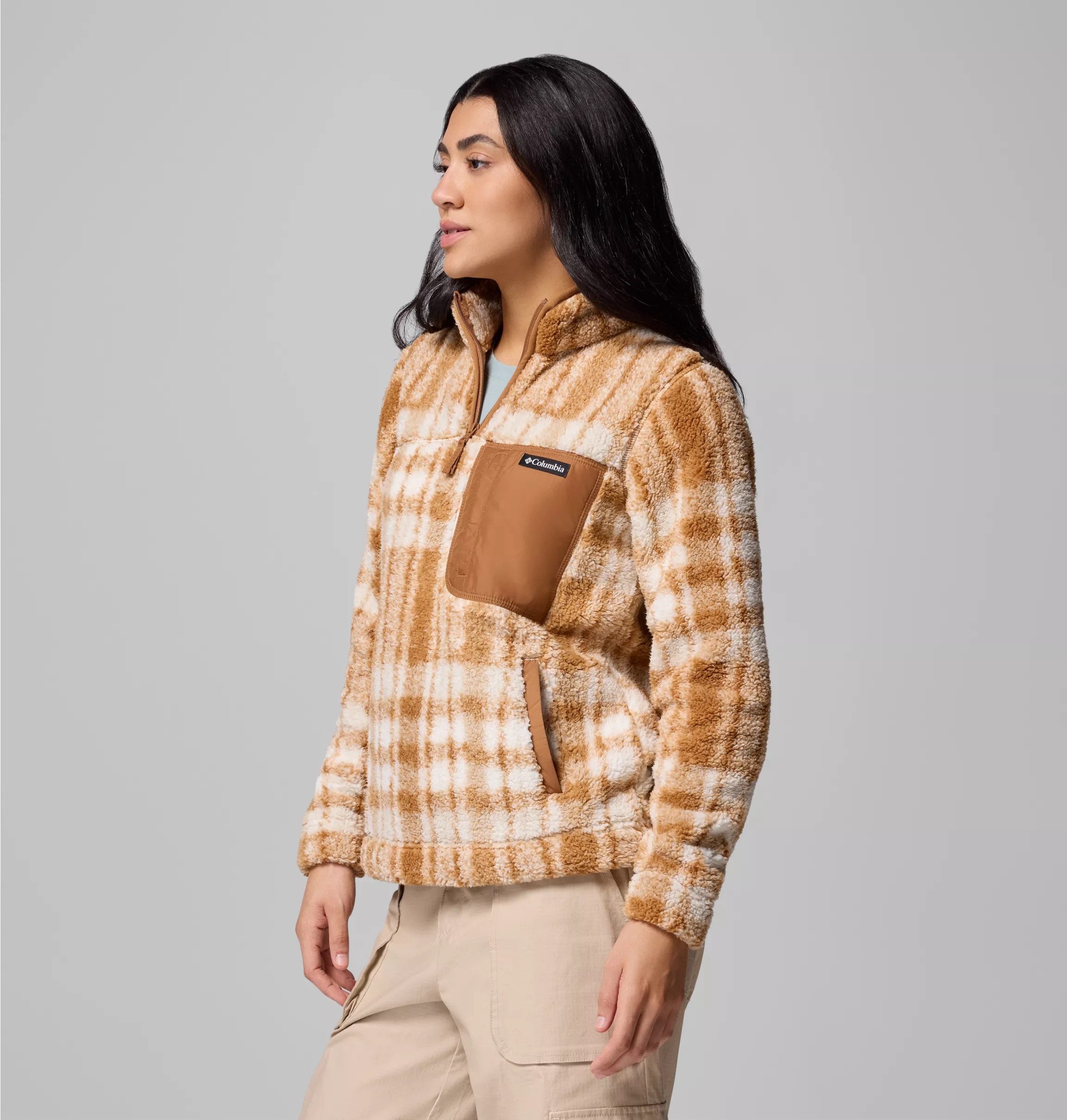 Columbia Fleecepullover für Wandern und Trekking, weiches Material, Obermaterial aus Polyester