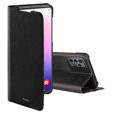 Hama Smartphone-Hülle Booklet für Samsung Galaxy A53 5G, schwarz, schlankes Design, Mit Standfunktion und Einsteckfächer