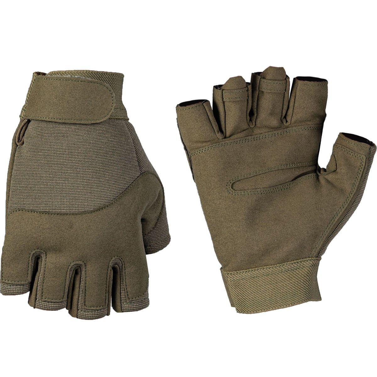 Mil-Tec Schnittschutzhandschuhe Tactical Army Fingerlinge Einsatzhandschuhe Oliv