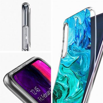 CoolGadget Handyhülle Handy Case Silikon Motiv Series für Samsung Galaxy S21 FE 6,4 Zoll, Hülle mit hochauflösendem Muster für Samsung S21 FE 5G Schutzhülle
