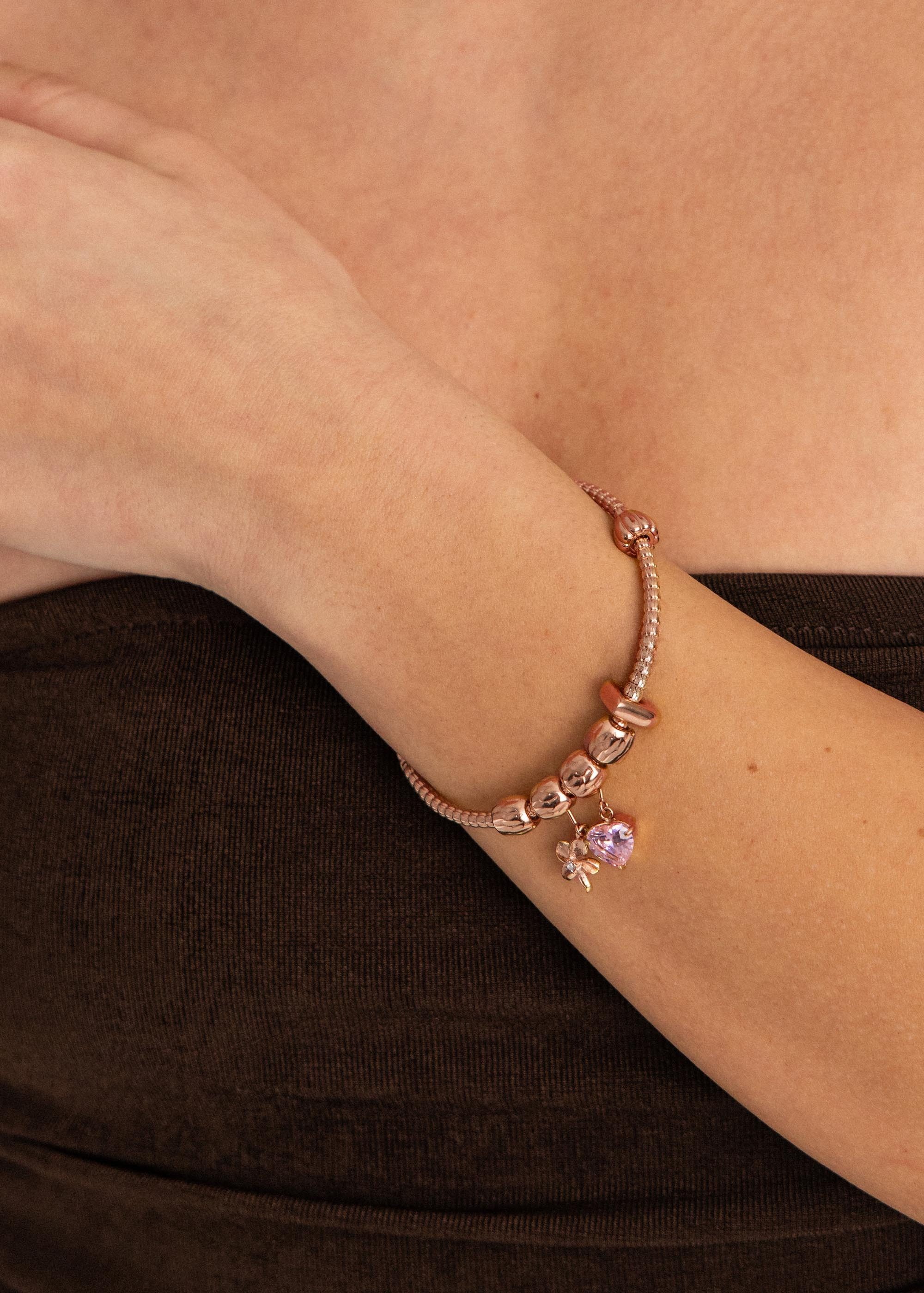 Purelei Armreif LEI Glitter Heart M-L (Armreif-Set)