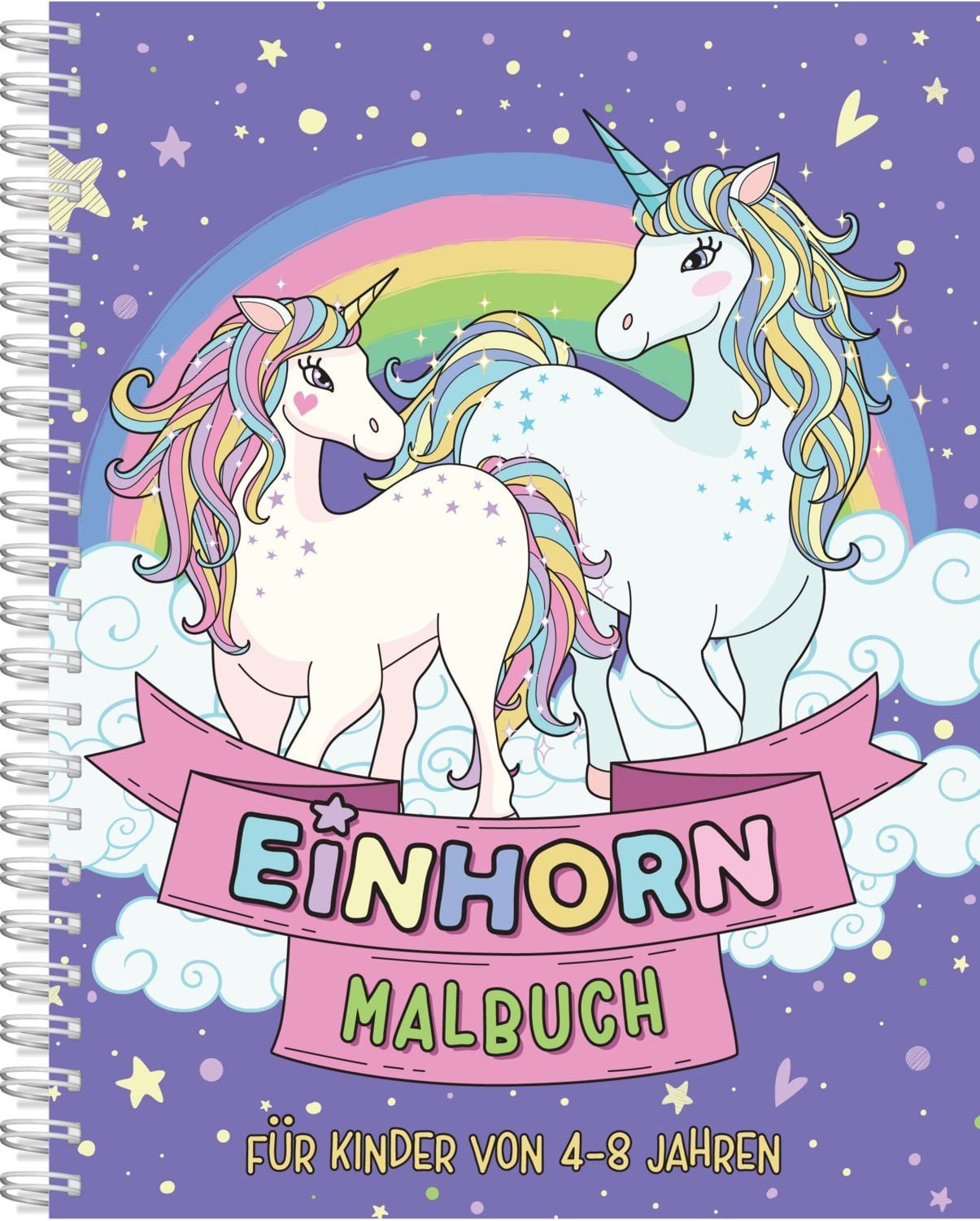 Einhorn-Malbuch für Kinder ab 4 Jahren / Topulo-Verlag