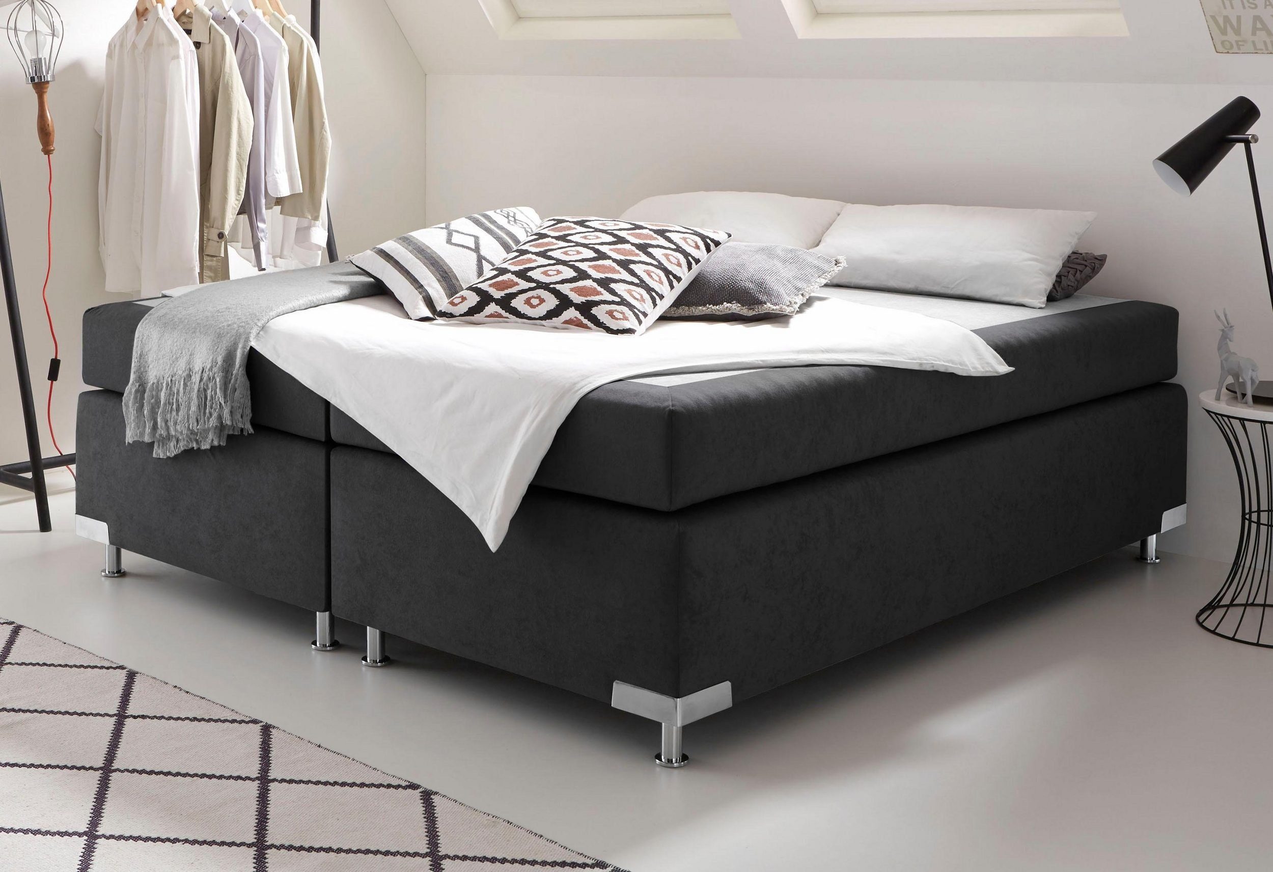 Westfalia Schlafkomfort Boxspringbett Holland, ohne Kopfteil, günstig online kaufen