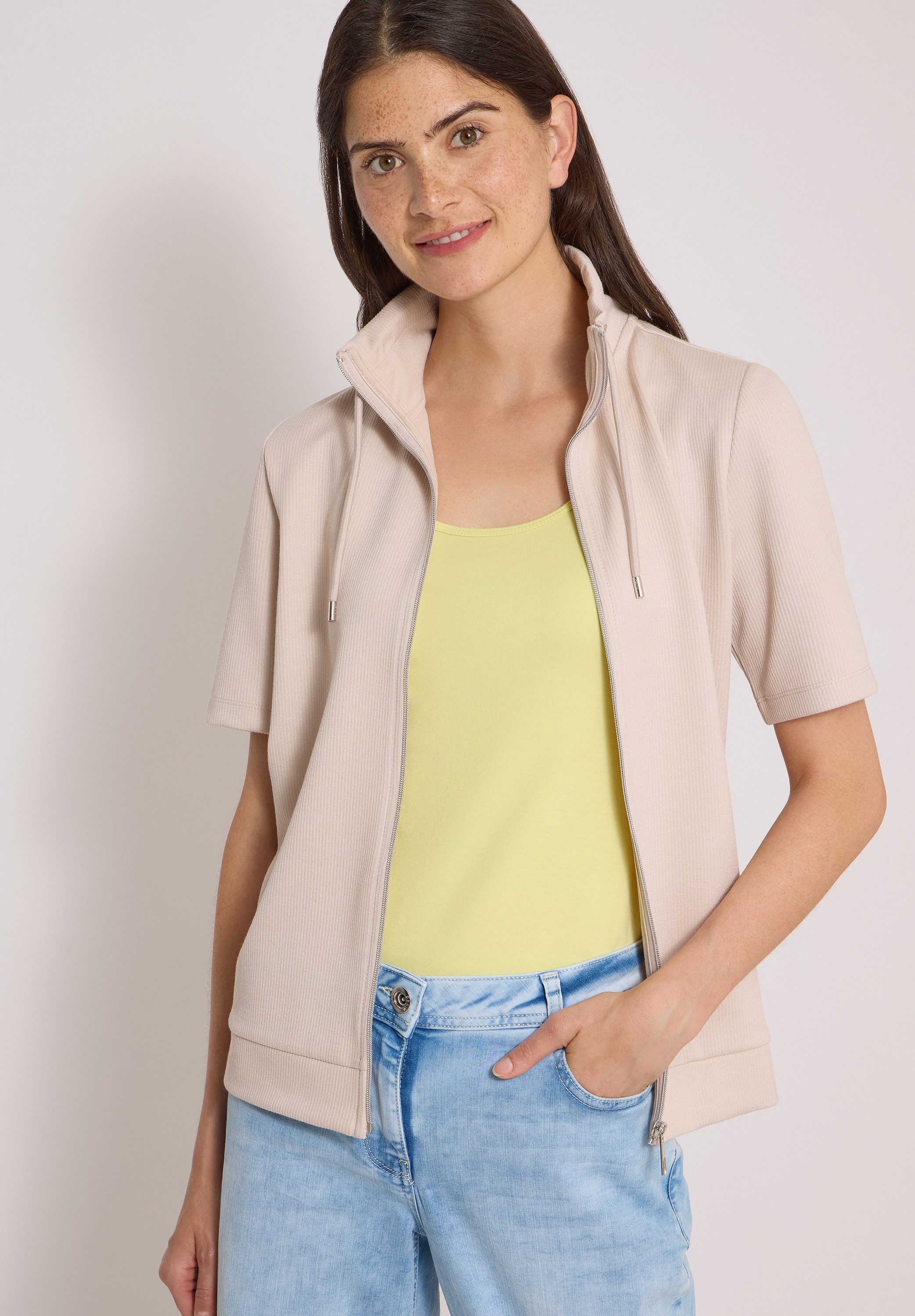 CECIL Cardigan mit Stehkragen