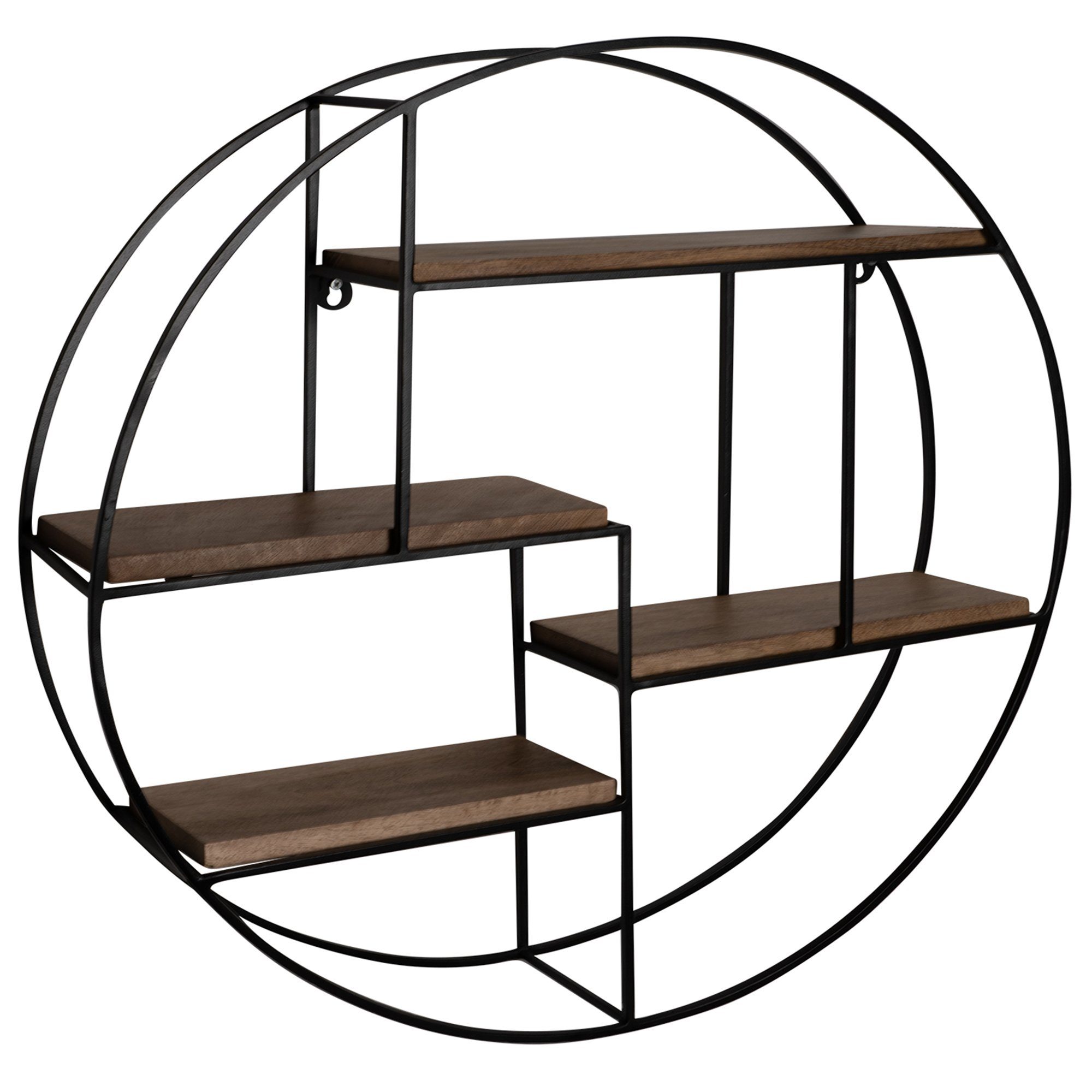 FINEBUY Wandregal FB92220, 70x70x18 cm Mango günstig online kaufen