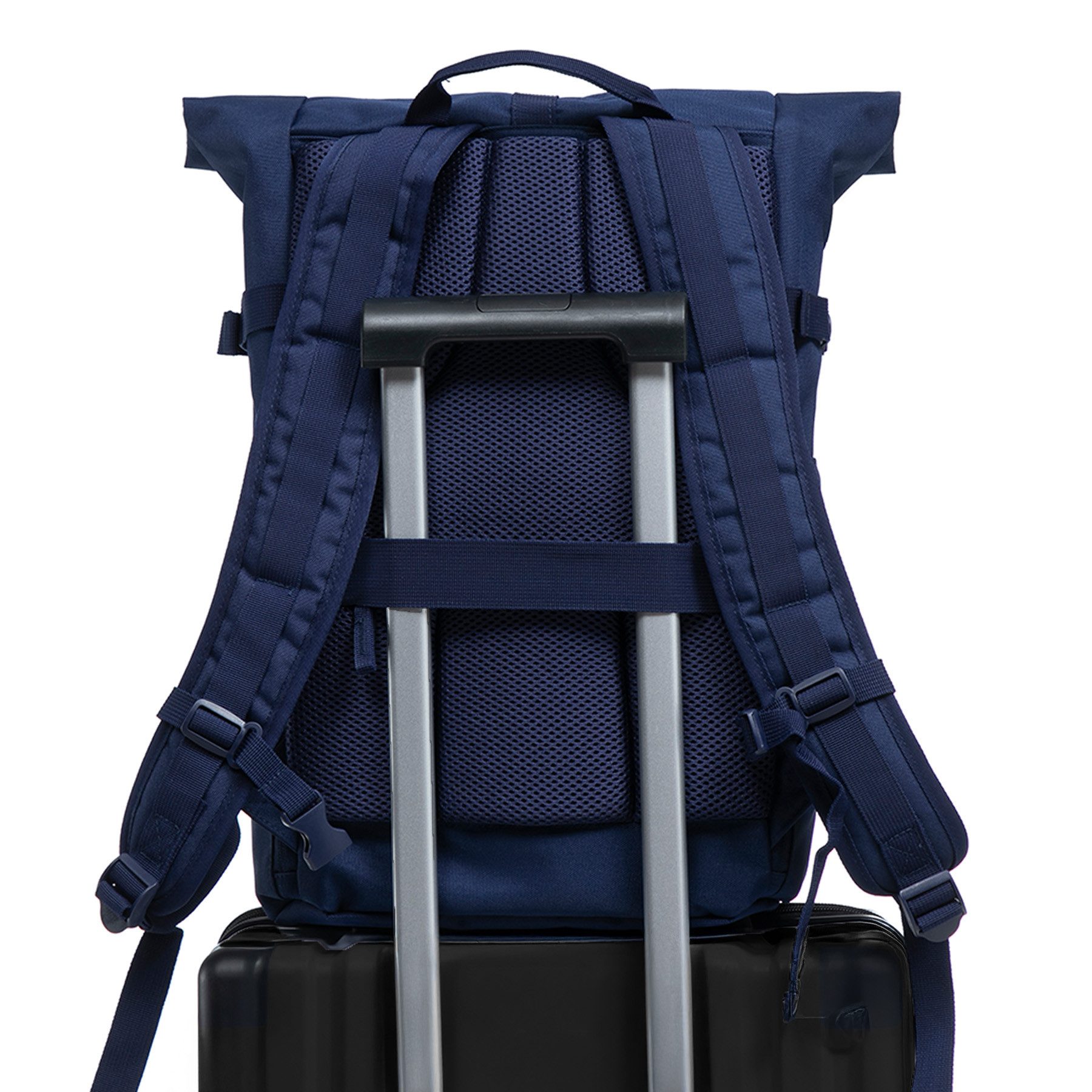 SONS OF ALOHA Rucksack XL RollTop Rucksack KANE erweiterbar Laptop-Fach groß, XL Rucksack Laptopfach aus recyceltem Plastik, Daypack viele Fächer