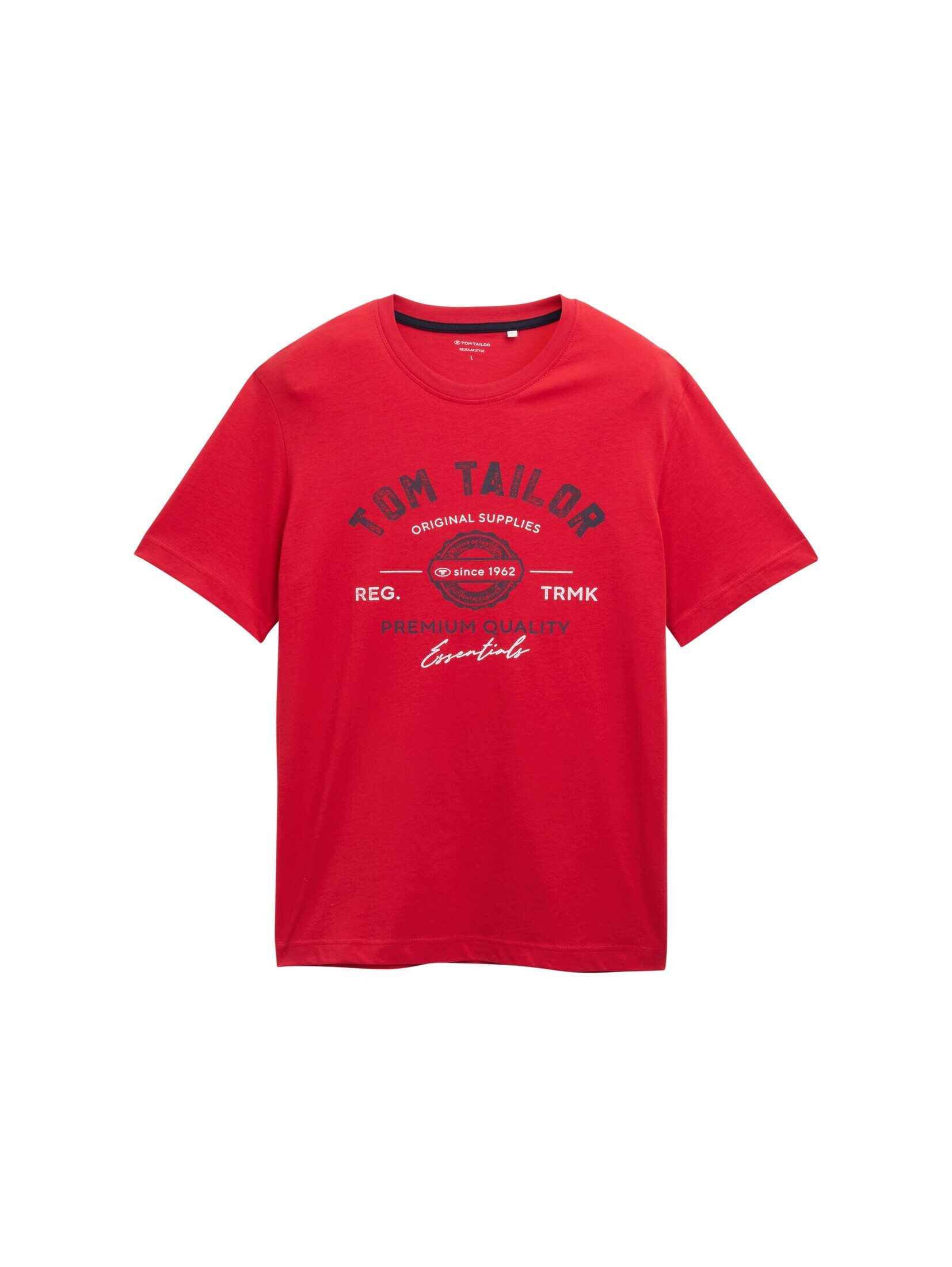 TOM TAILOR T-Shirt T-Shirt mit Logo-Print günstig online kaufen