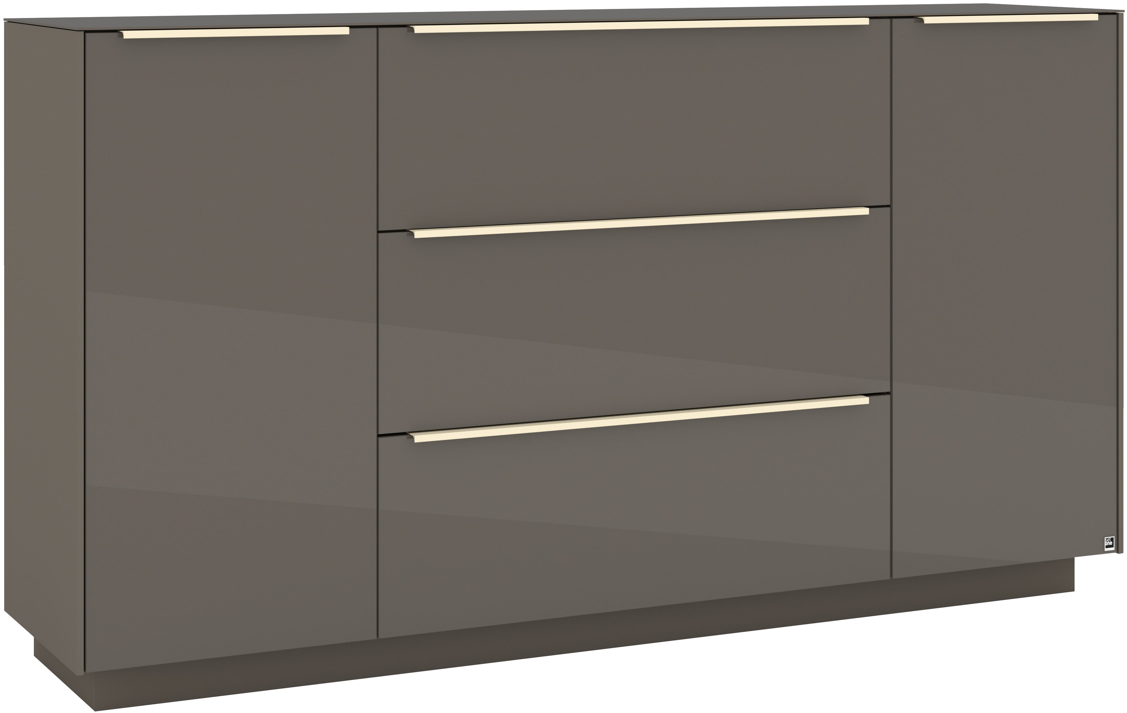 set one by Musterring Sideboard Reno (1 St), Mit Sockel in diversen Farben, 102 cm Höhe & Farbauswahl