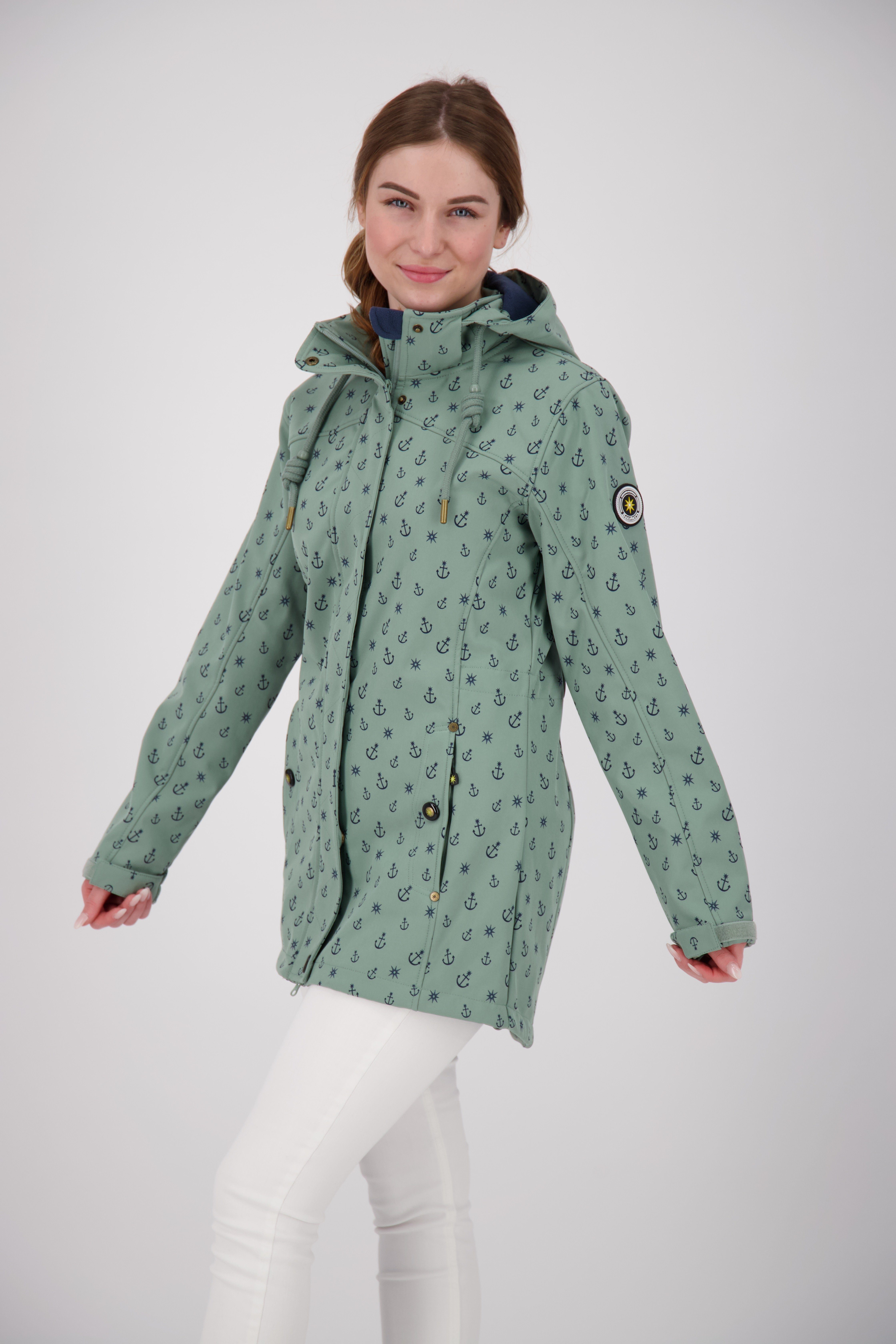 ankerglut Softshellmantel #ankerglutschein CS II WOMEN auch in Großen Größen erhältlich, mit abnehmbarer Kapuze