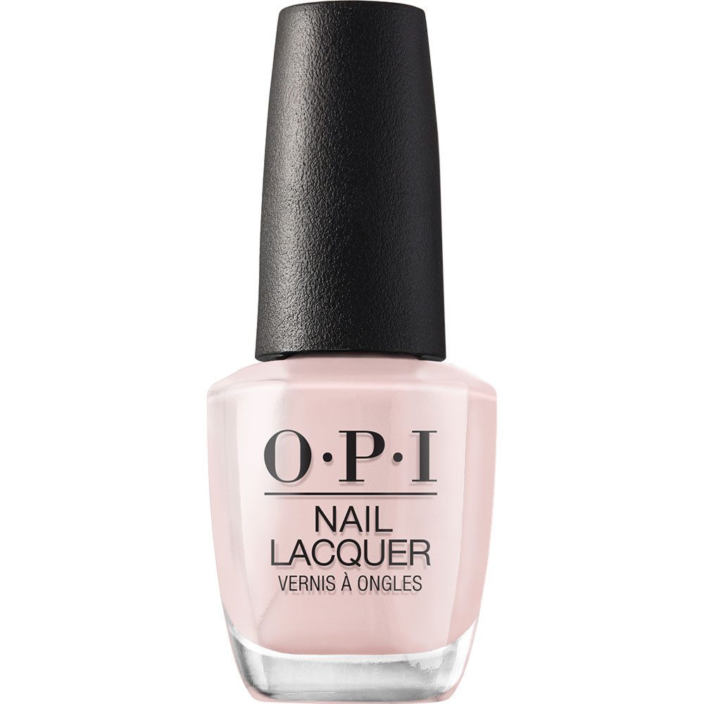 OPI Nagellack Nail Lacquer My Very First Knockwurst, schnelltrocknend, glänzend, glattes Finish, wischfest, hohe Deckkraft
