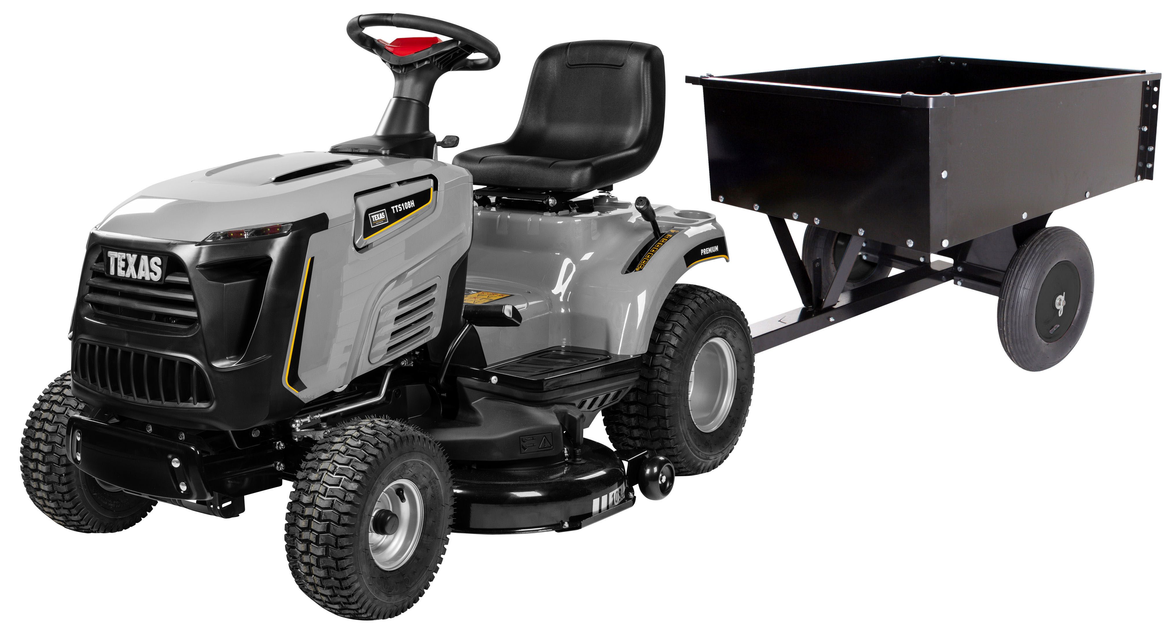 Texas Rasentraktor Premium TTS108H SET, 108 cm Schnittbreite, inkl. Anhänger