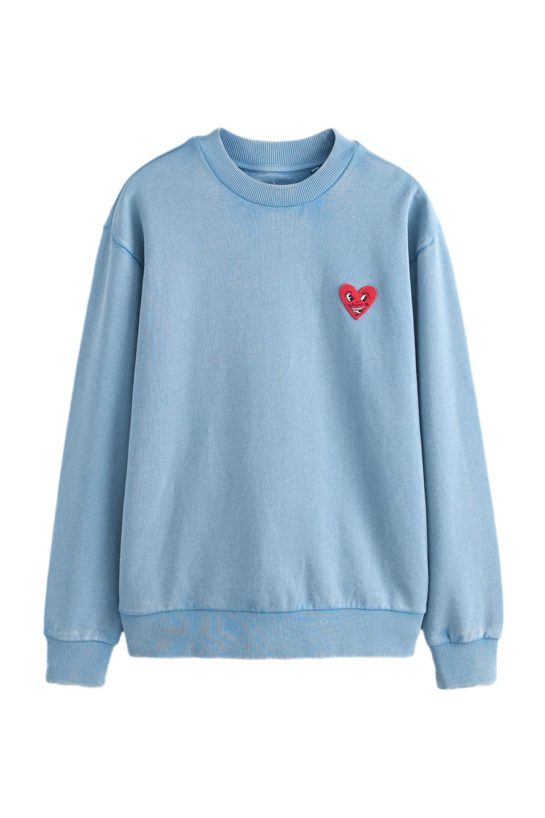 Next Sweater Rundhalssweatshirt mit Grafik, Keith Haring (1-tlg)