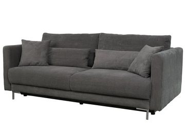 Möbel für Dich Schlafsofa Premium Cord Sofa Rico, mit Kaltschaumpolsterung und Bettfunktion, Cordbezug, Kaltschaumpolsterung