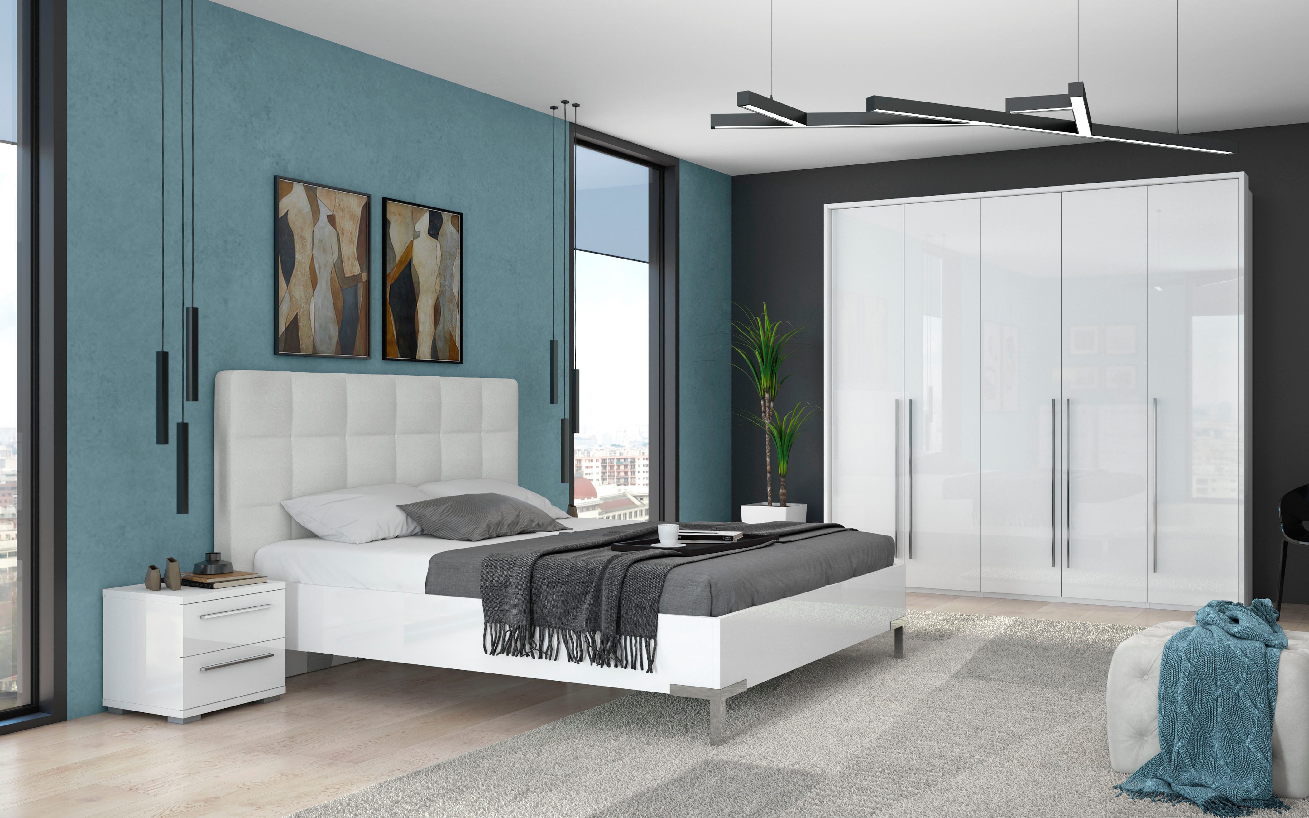 Places of Style Bett Piano, Liegefläche 160x200 oder 180x200cm, FSC-zertifi günstig online kaufen