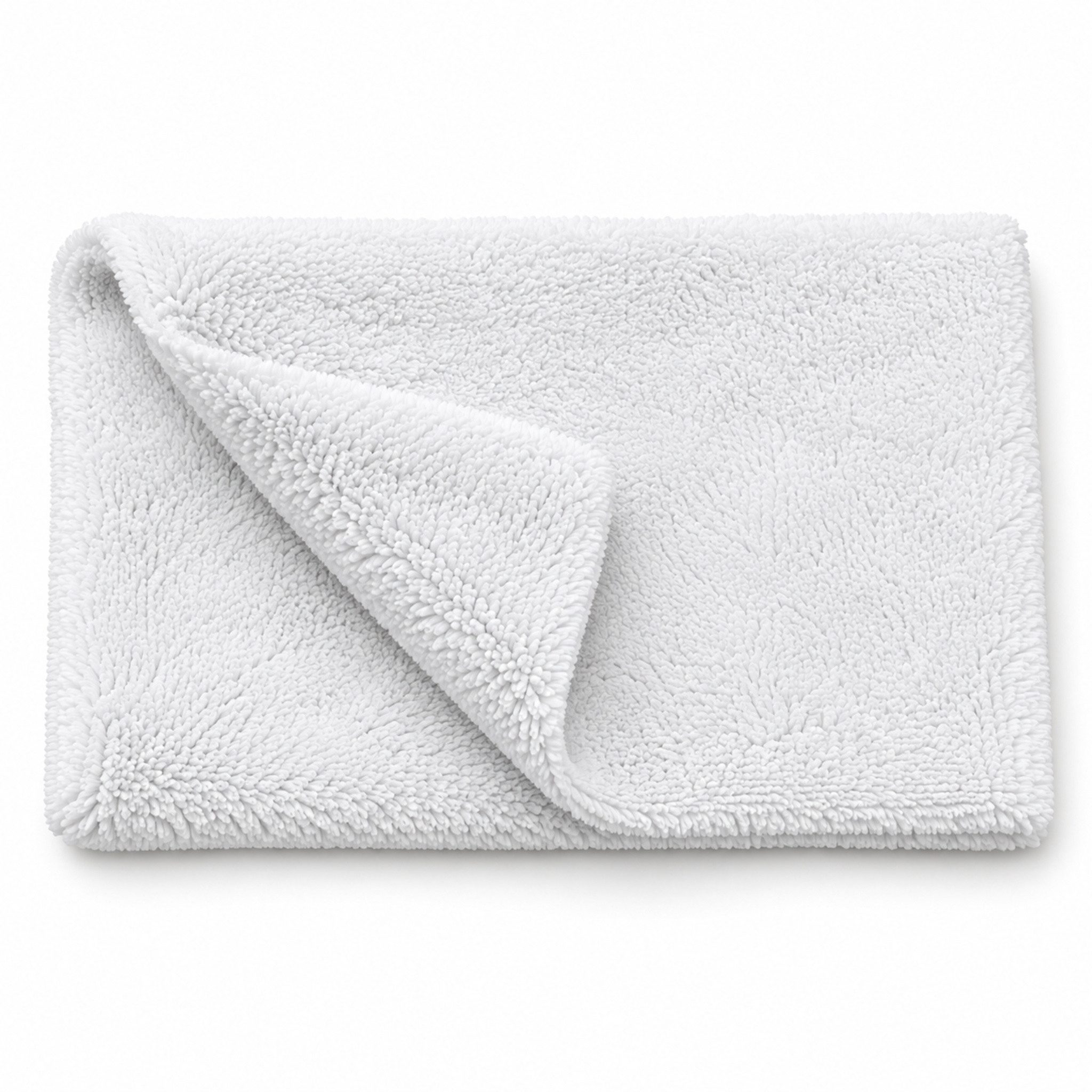 HS.SUPPLY Autopflegetuch Korallenfleece, Car Detailing Tuch Mikrofasertuch (40x40 cm, Spar-Set, 1-tlg., randlos, saugfähig, 550 g/m)