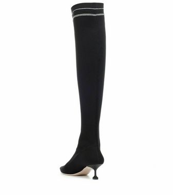 Miu Miu MIU MIU SOCK RIBBED-KNIT OVER-THE-KNEE BOOTS STIEFEL SCHUHE SHOES STIE Stiefelette